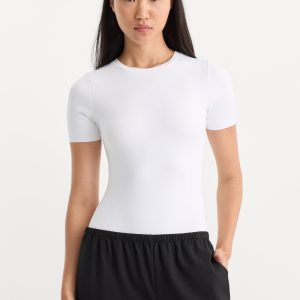 THE SCULPTING MODERN BODYSUIT | WHITE
