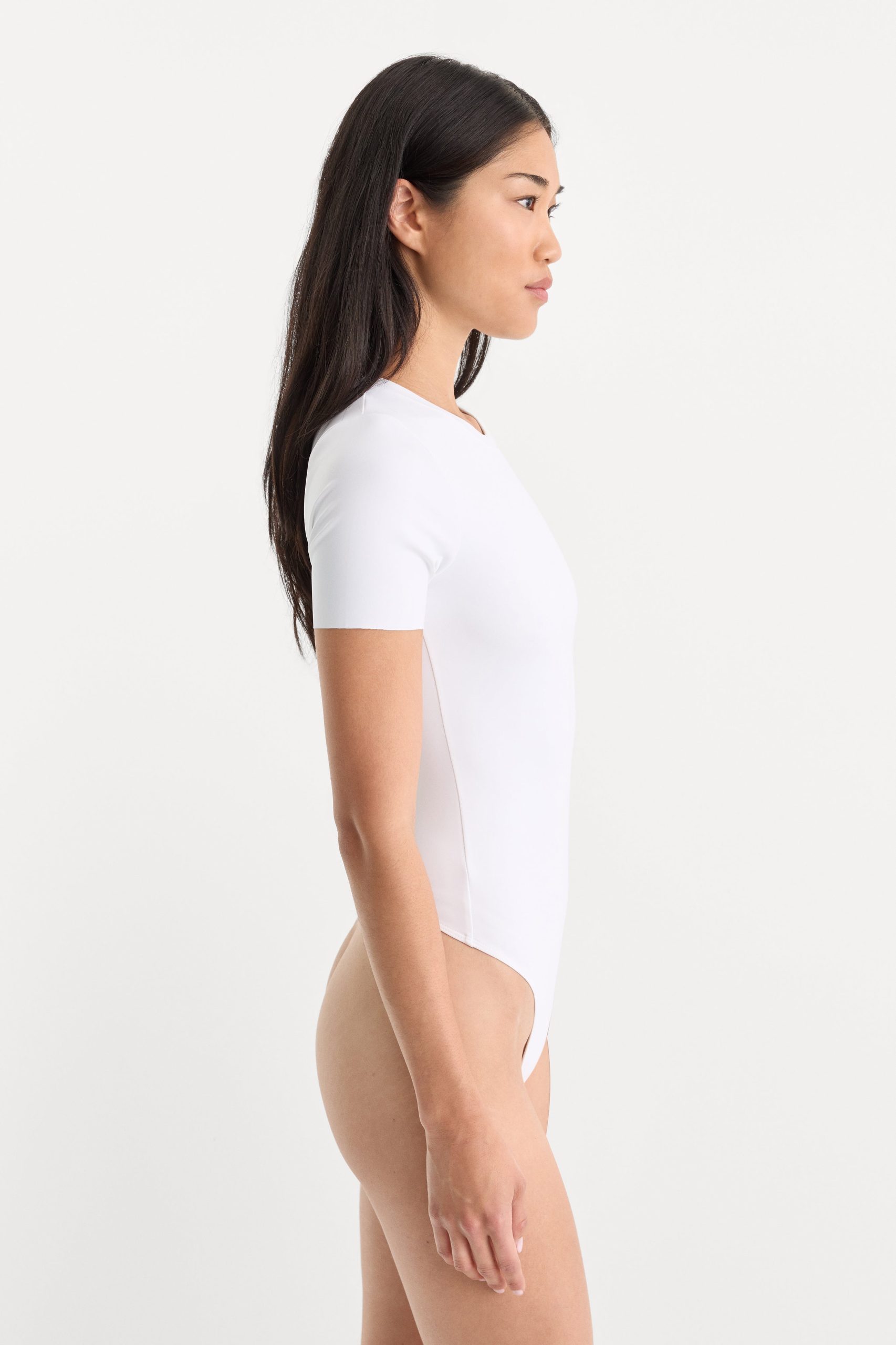 THE SCULPTING MODERN BODYSUIT | WHITE - Image 4