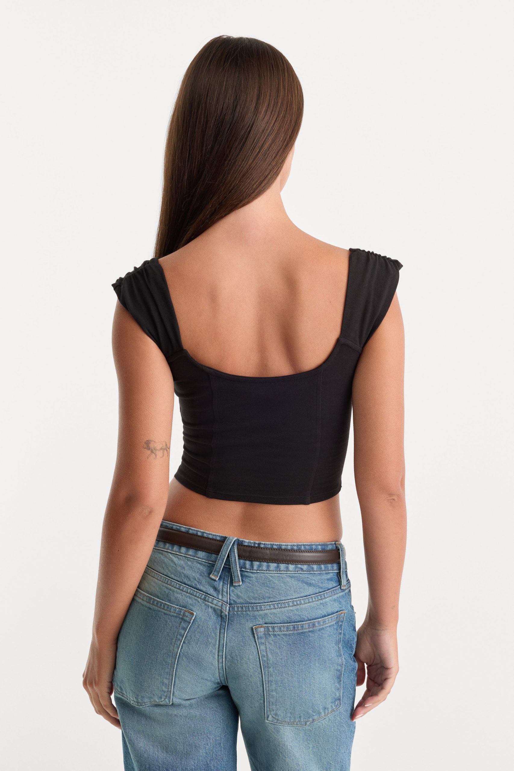 DOLLY SUPER STRETCH CORSET TOP | BLACK001 - Image 4