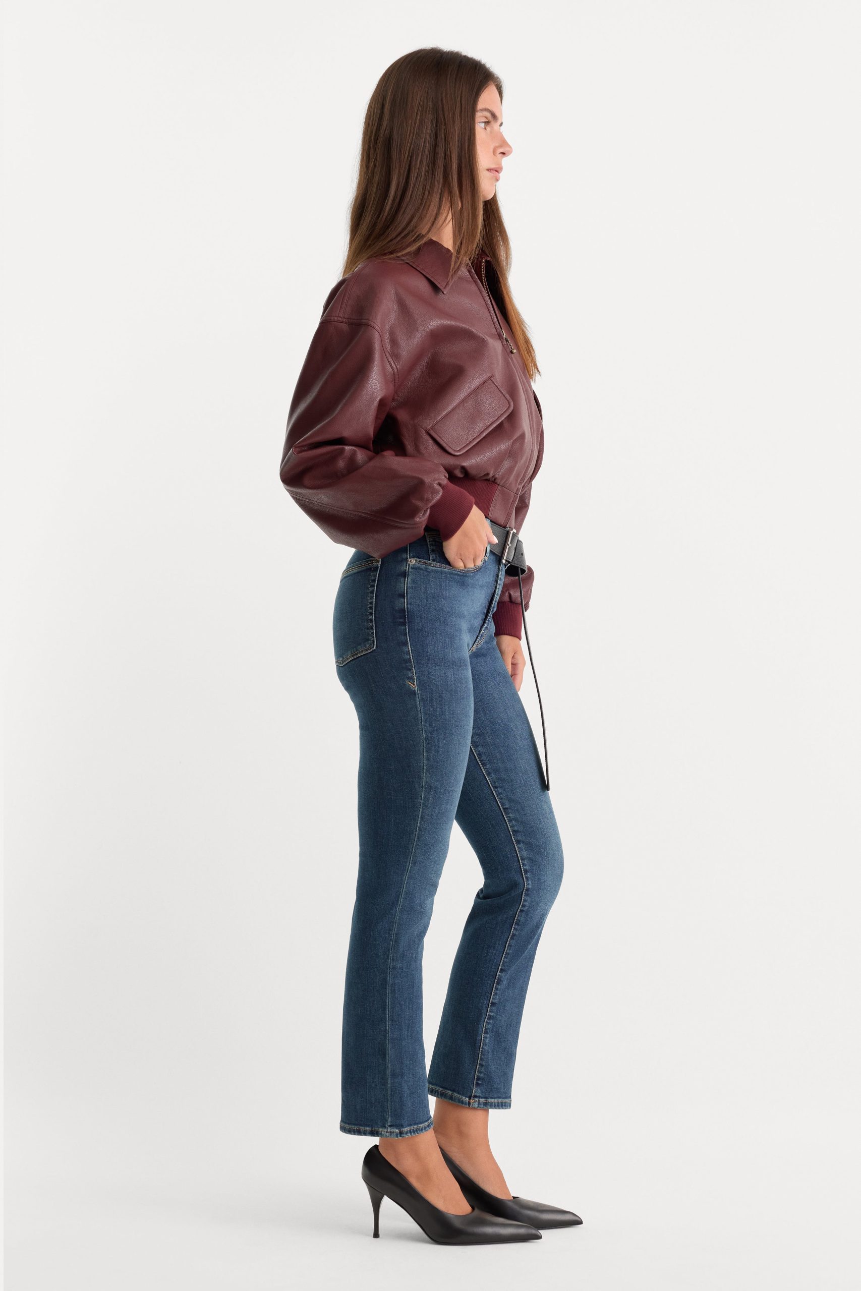 GOOD LEGS STRAIGHT JEANS | BLUE004 - Image 3
