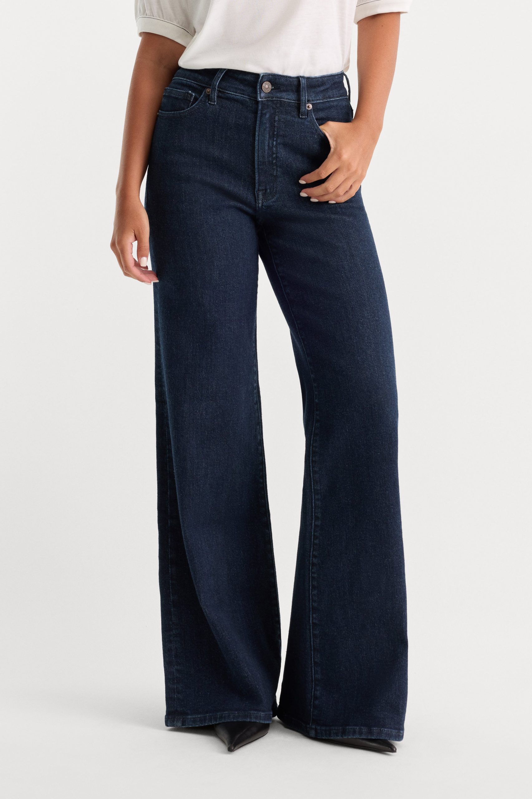 GOOD WAIST PALAZZO JEANS | INDIGO1153 - Image 2