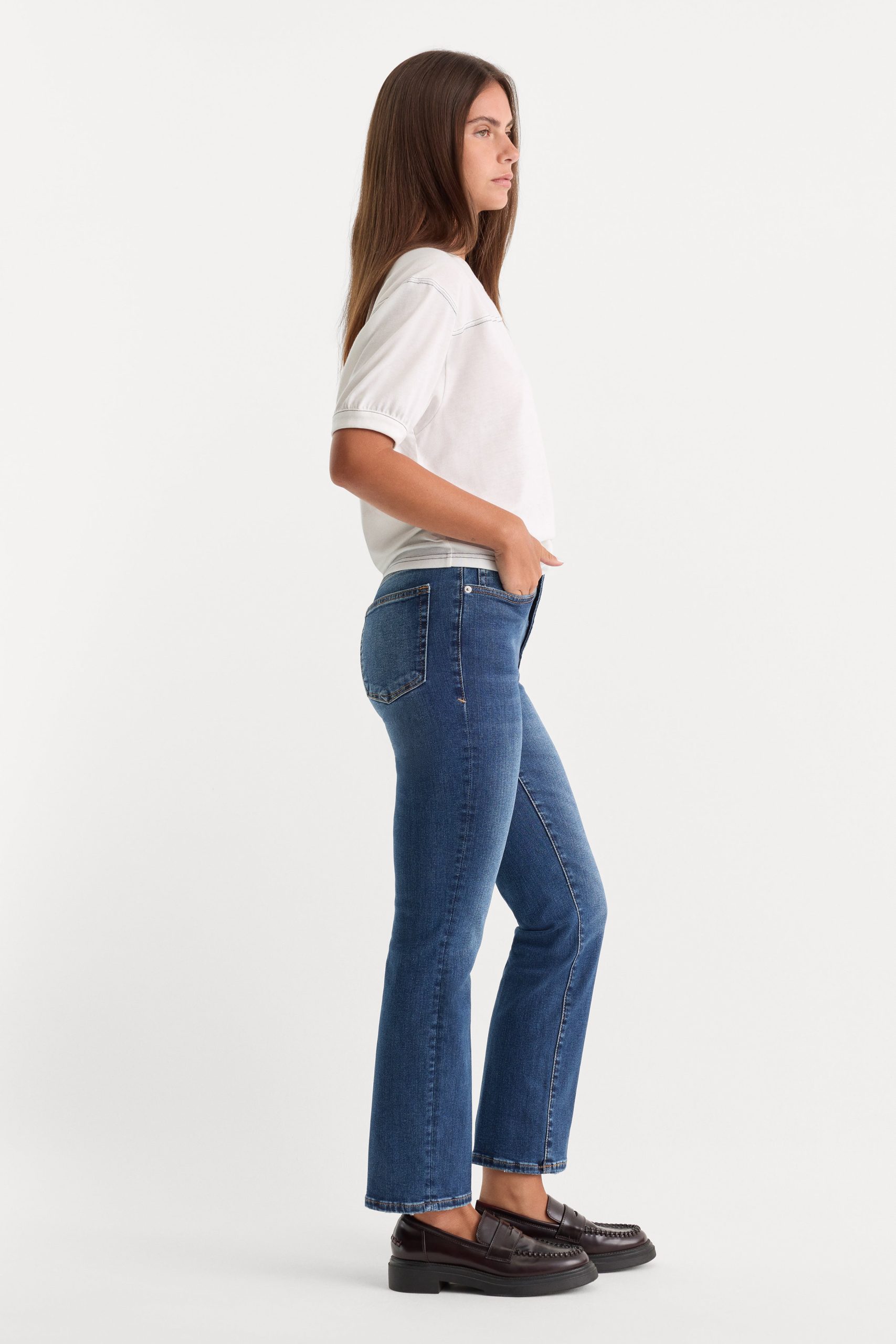 ALWAYS FITS GOOD LEGS STRAIGHT JEANS LONG | INDIGO571 - Image 2