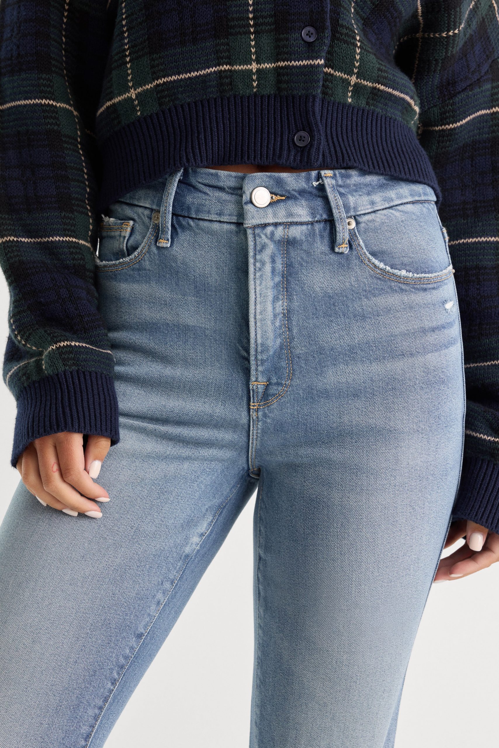 SOFT TECH GOOD CURVE STRAIGHT JEANS | INDIGO1072 - Image 4