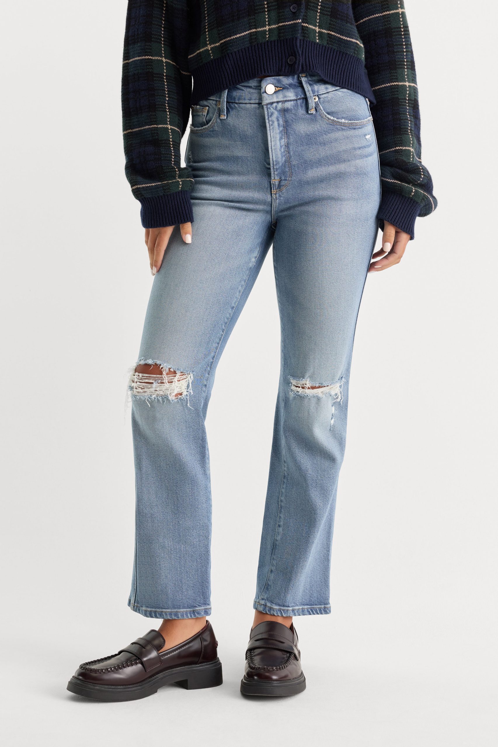SOFT TECH GOOD CURVE STRAIGHT JEANS | INDIGO1072 - Image 2