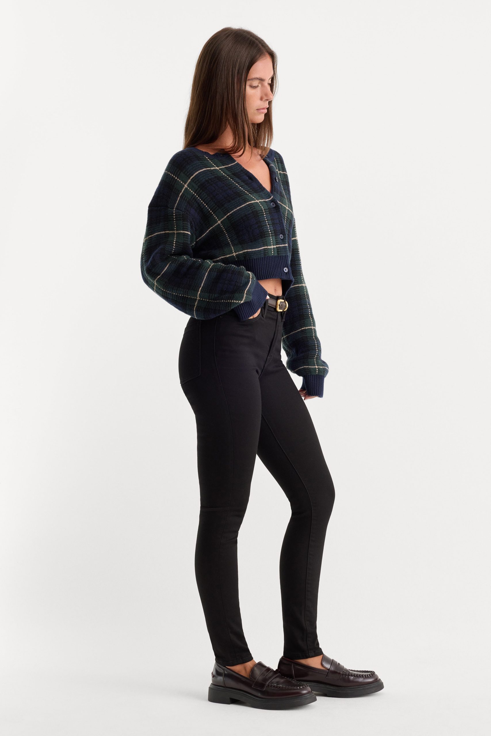 NEVER FADE GOOD LEGS SKINNY JEANS | BLACK - Image 5