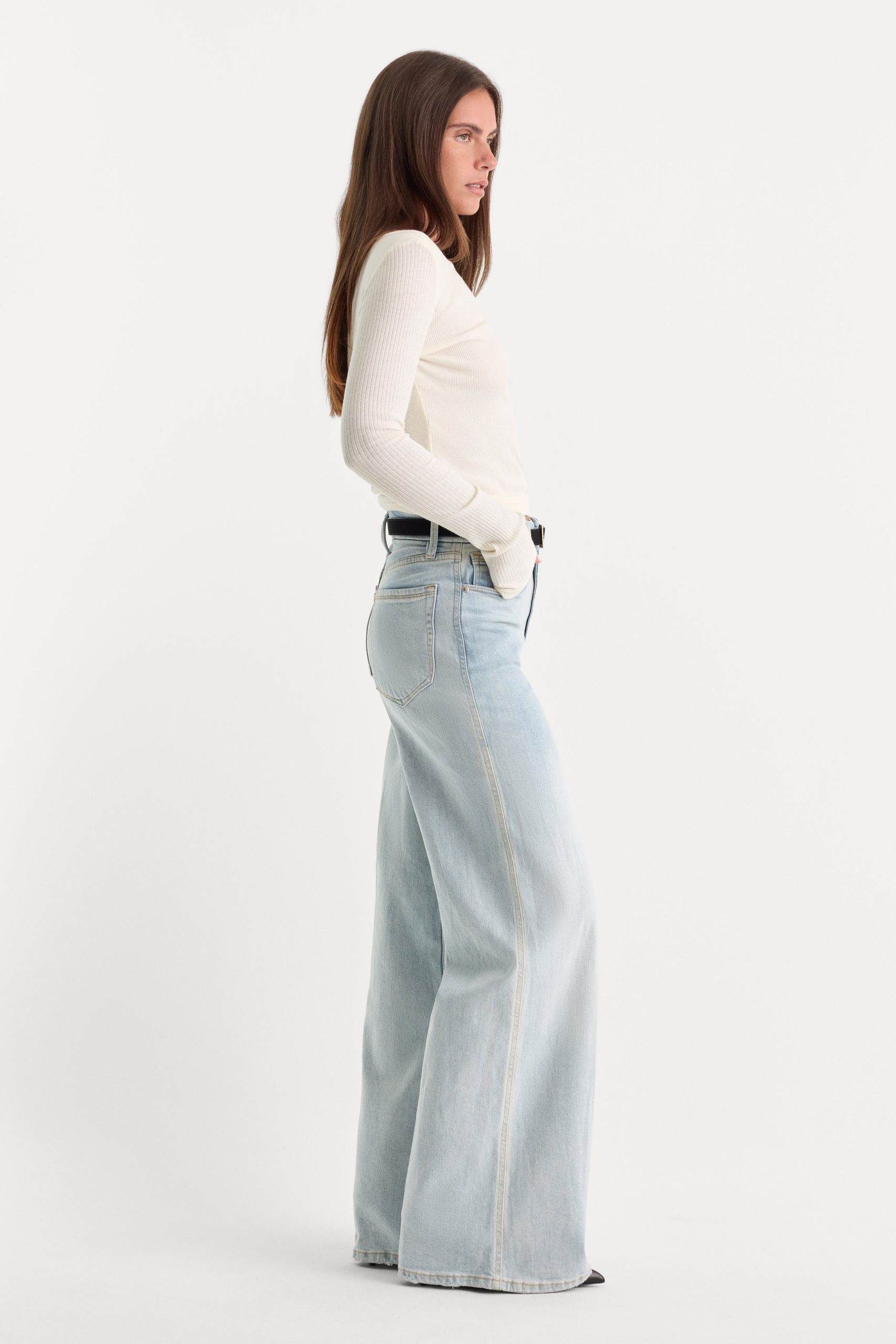 GOOD SKATE WIDE LEG JEANS | INDIGO634 - Image 3