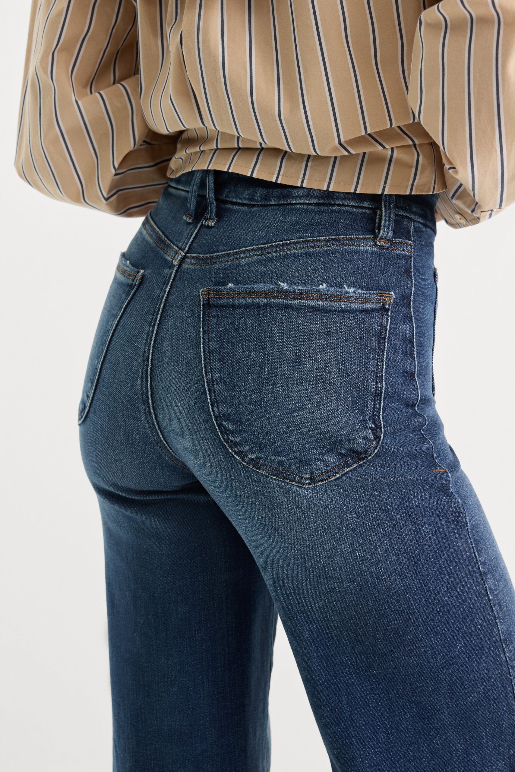 SOFT TECH GOOD WAIST PALAZZO JEANS|INDIGO511 - Image 6