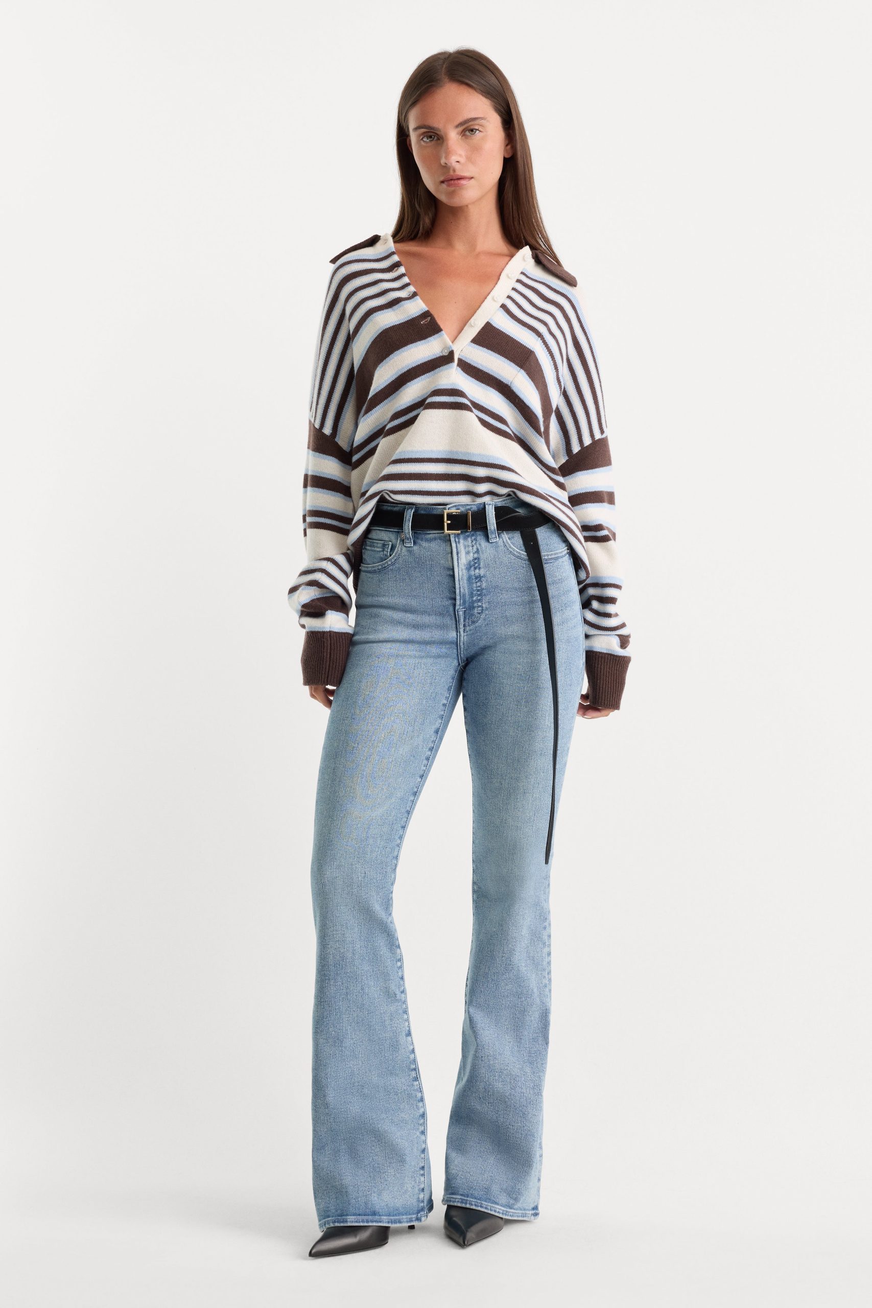 GOOD LEGS FLARE JEANS | INDIGO1154