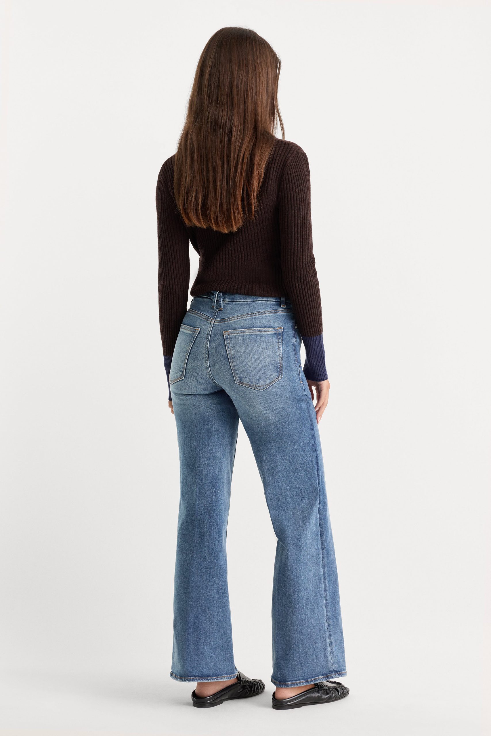 ALWAYS FITS SLIM PALAZZO JEANS | TAWNY - Image 5