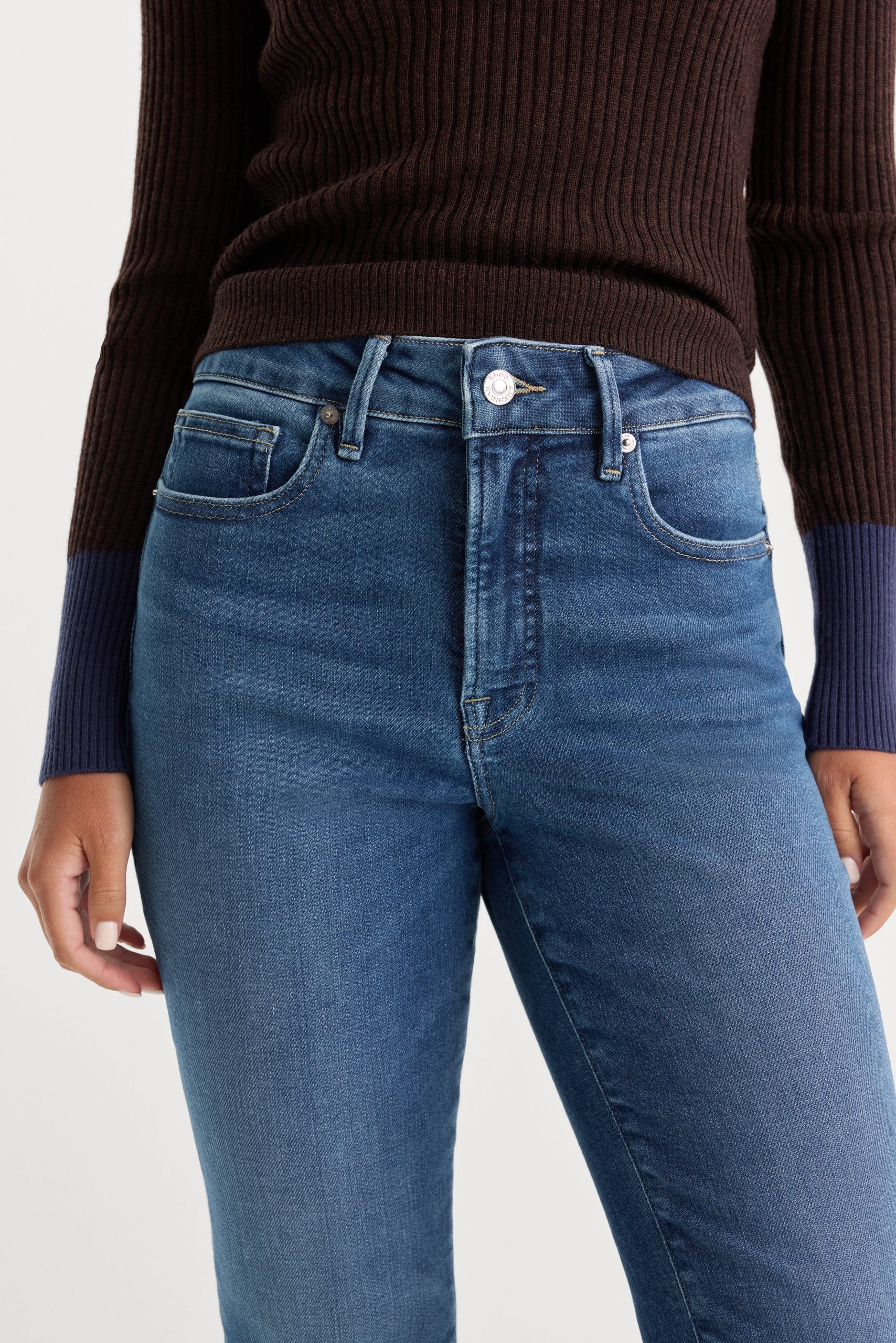 SOFT TECH GOOD LEGS STRAIGHT JEANS | INDIGO818 - Image 4