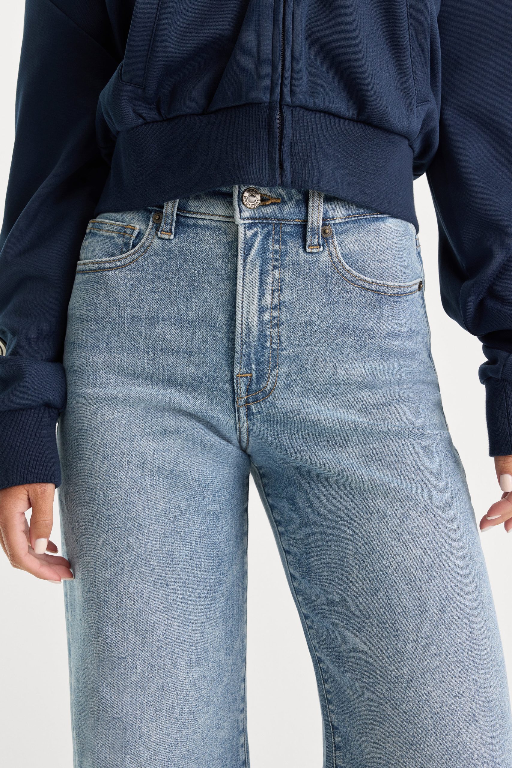 GOOD WAIST PALAZZO JEANS | INDIGO1154 - Image 3