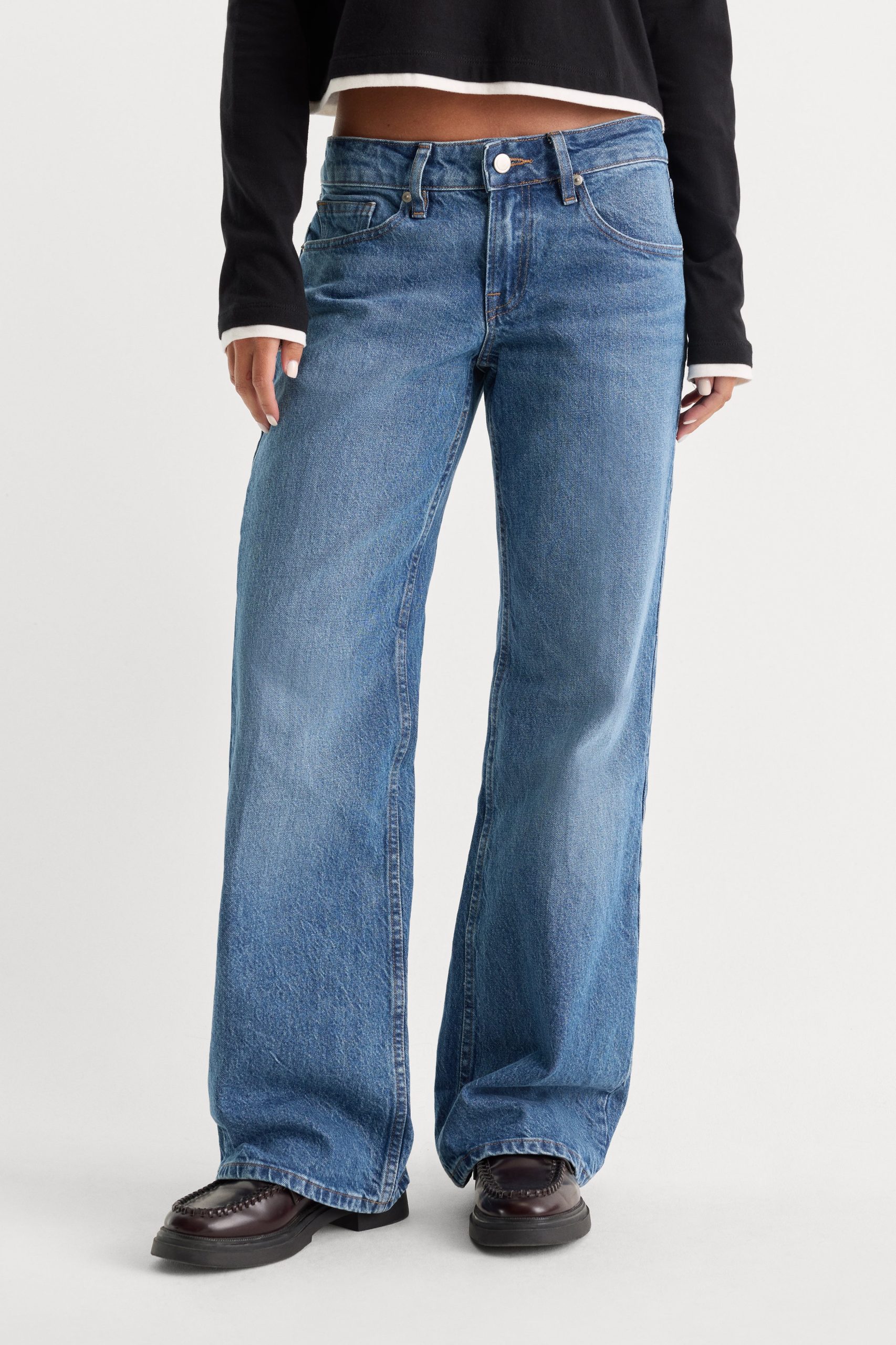 VINTAGE LOW LOOSE JEANS | INDIGO1224 - Image 2