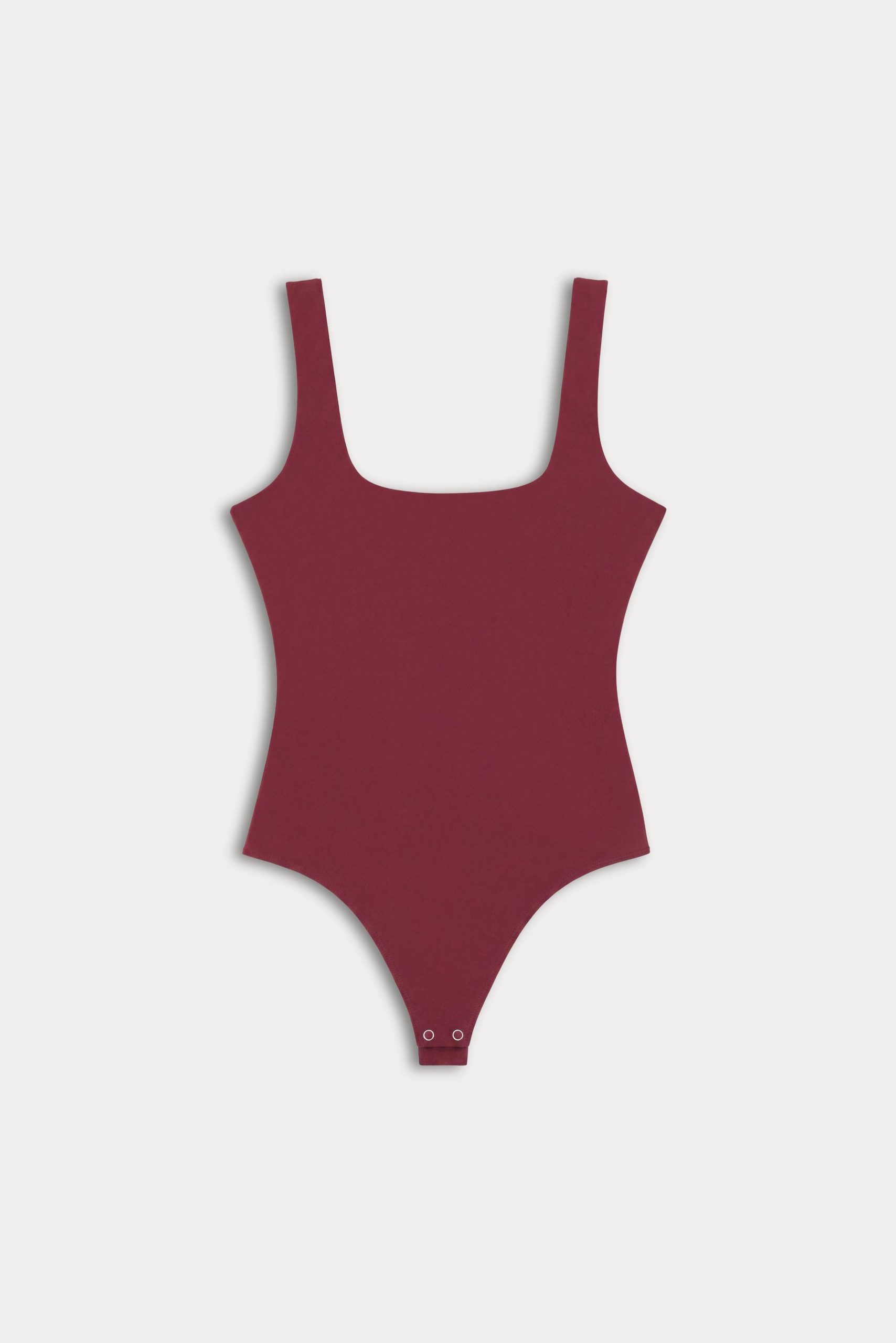 THE SCULPTING MODERN TANK BODYSUIT | BERRY NOIR - Image 6