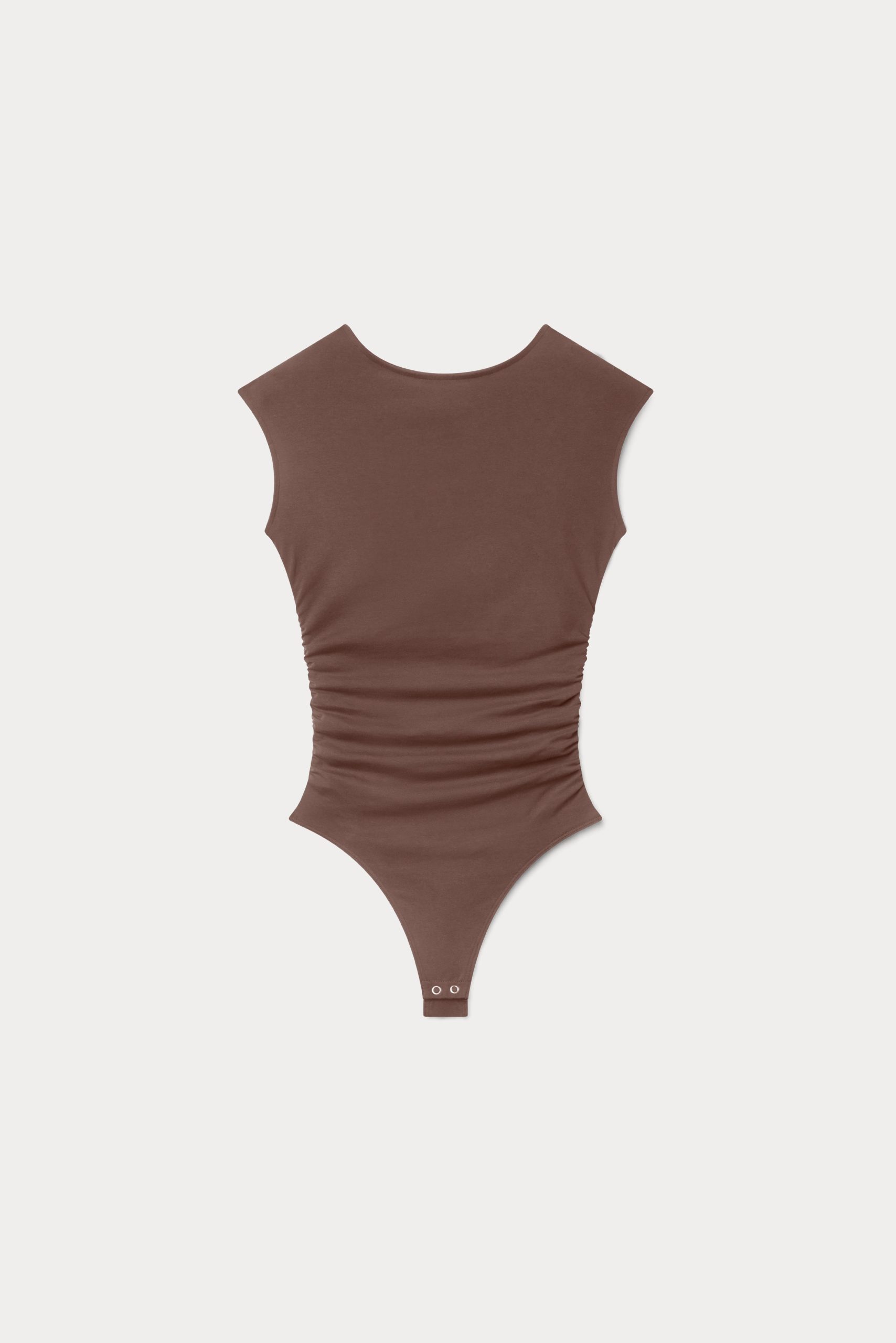 SUPER STRETCH OPEN BACK BODY SUIT | BITTER COCOA - Image 8