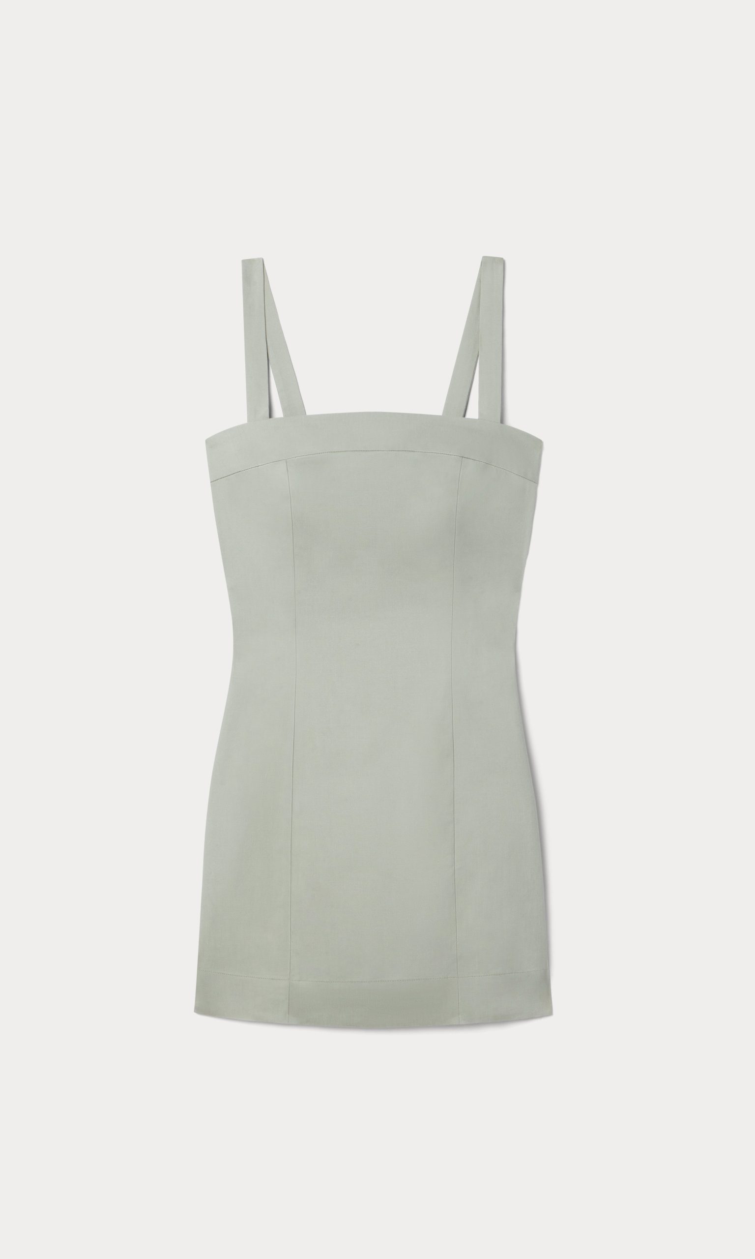 THE STRUCTURED LINEN MINI DRESS | MOSSWELL - Image 5