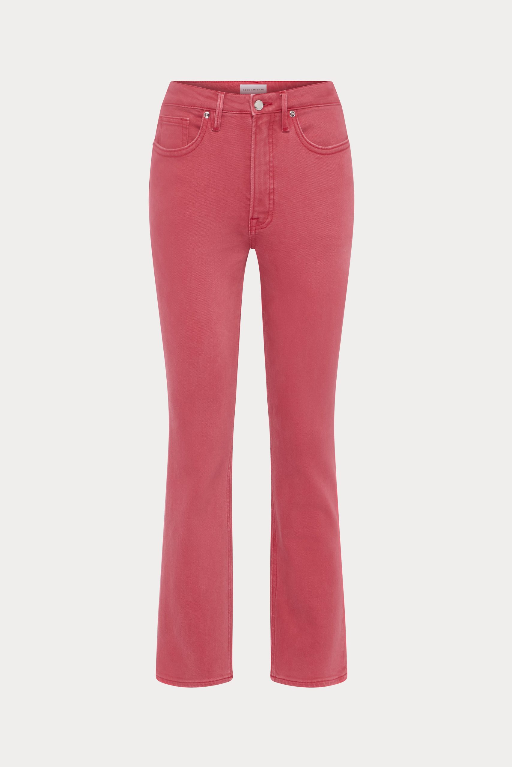 GOOD ICON ANKLE JEANS | CHERRY RED - Image 7