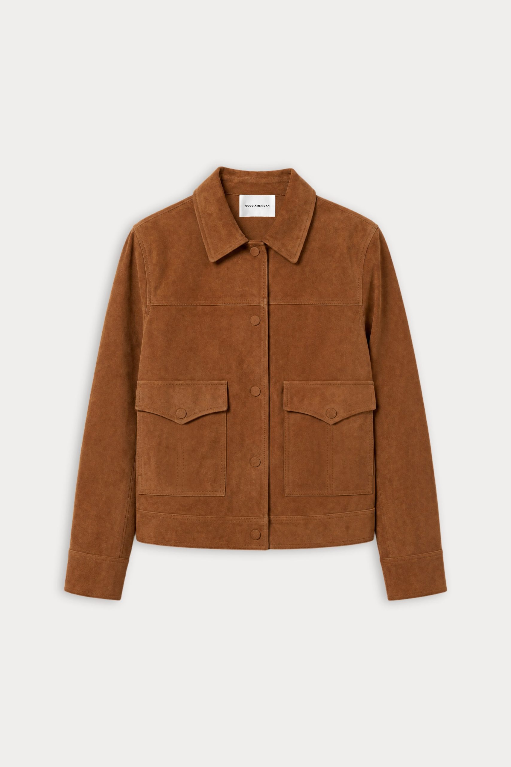 THE SUEDE BOXY JACKET | CAFE CLAY - Image 6