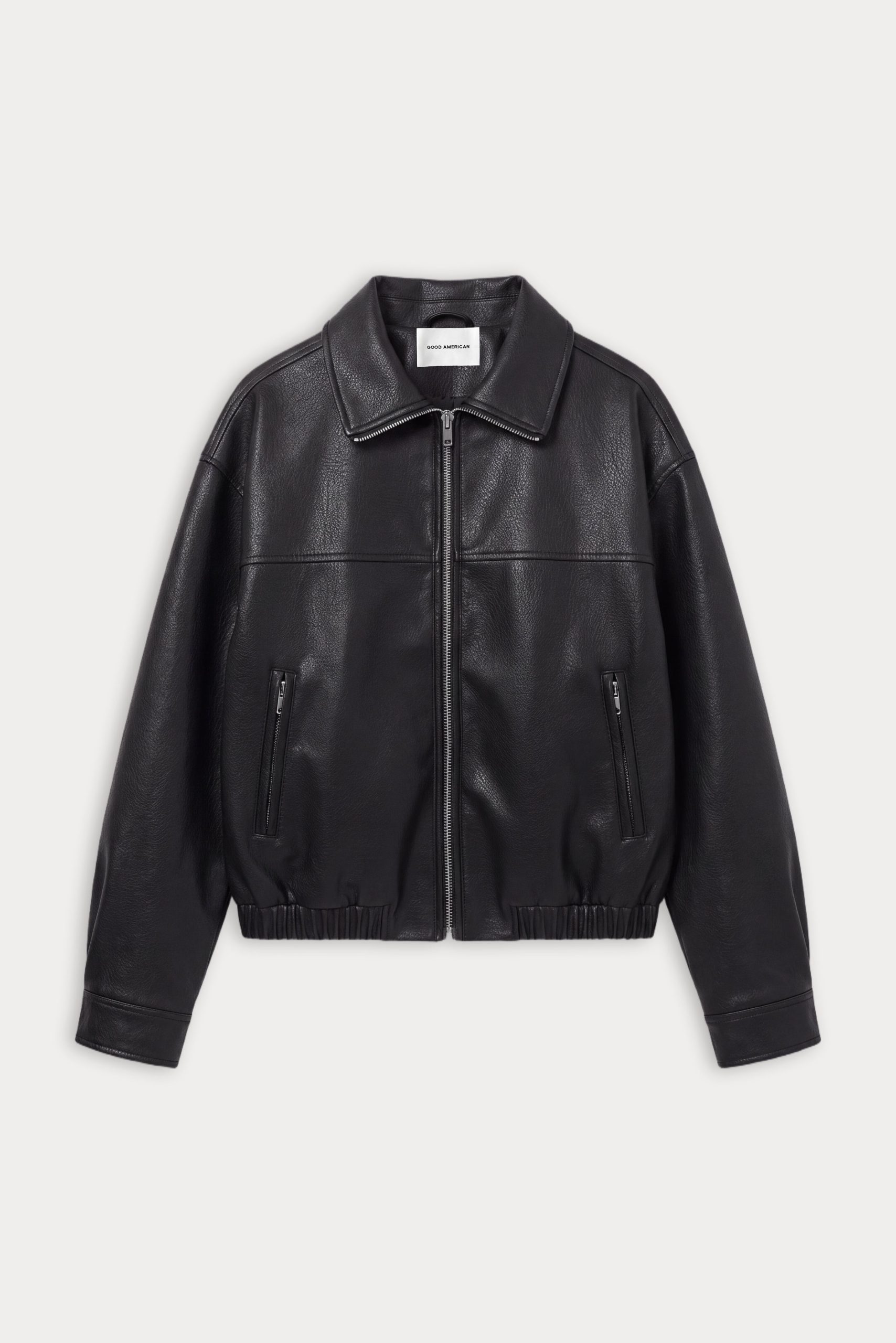 THE BETTER THAN LEATHER FUNNEL JACKET | BLACK001