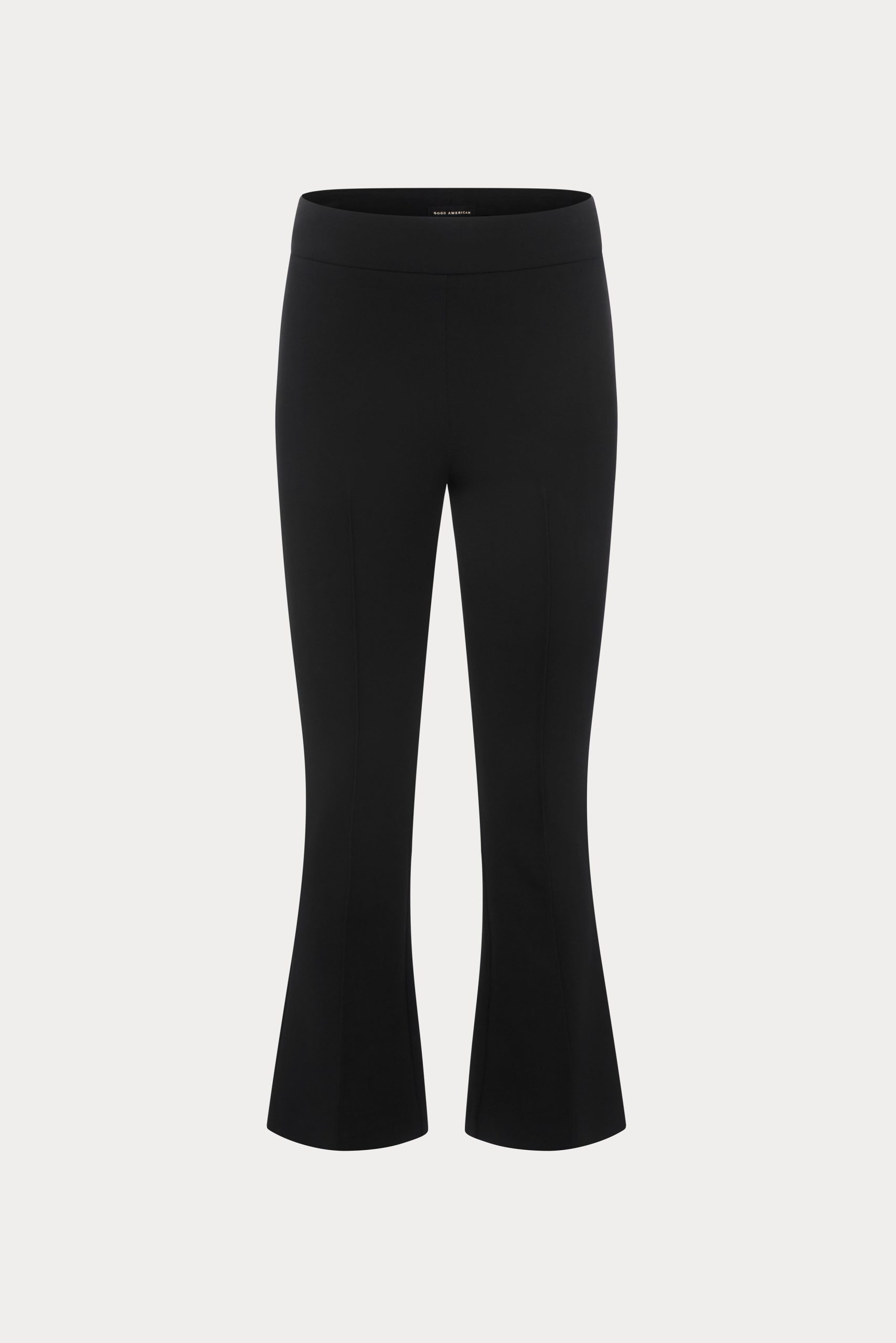 SOFT STRETCH PONTE KICK FLARE PANTS | BLACK001 - Image 4