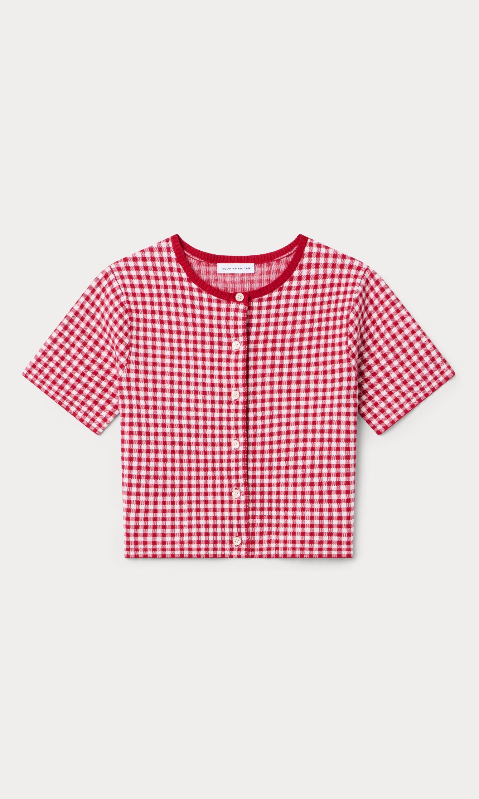 THE KEEPSAKE CARDIGAN | CHERRY GINGHAM - Image 6
