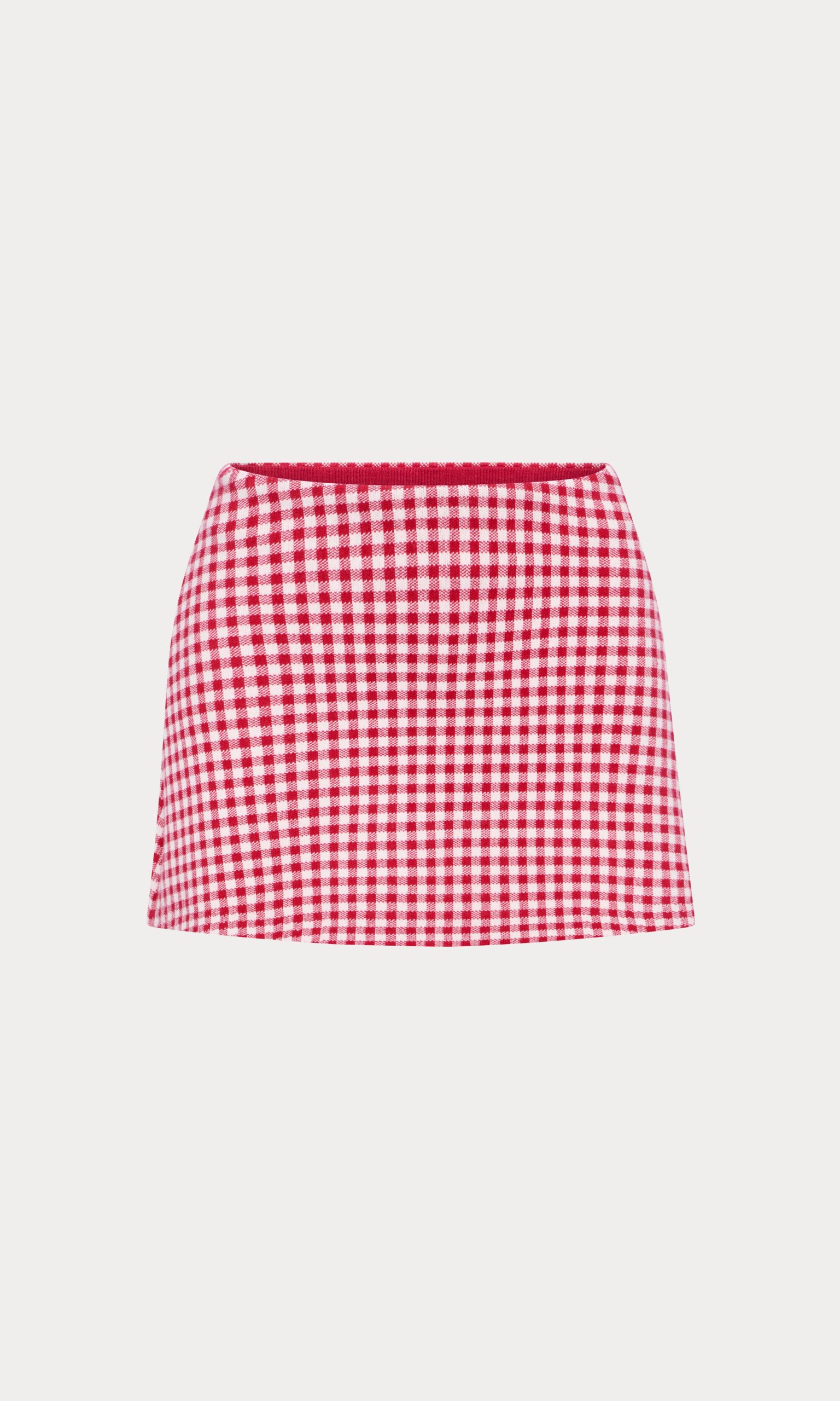 THE KEEPSAKE SKORT | CHERRY GINGHAM - Image 6