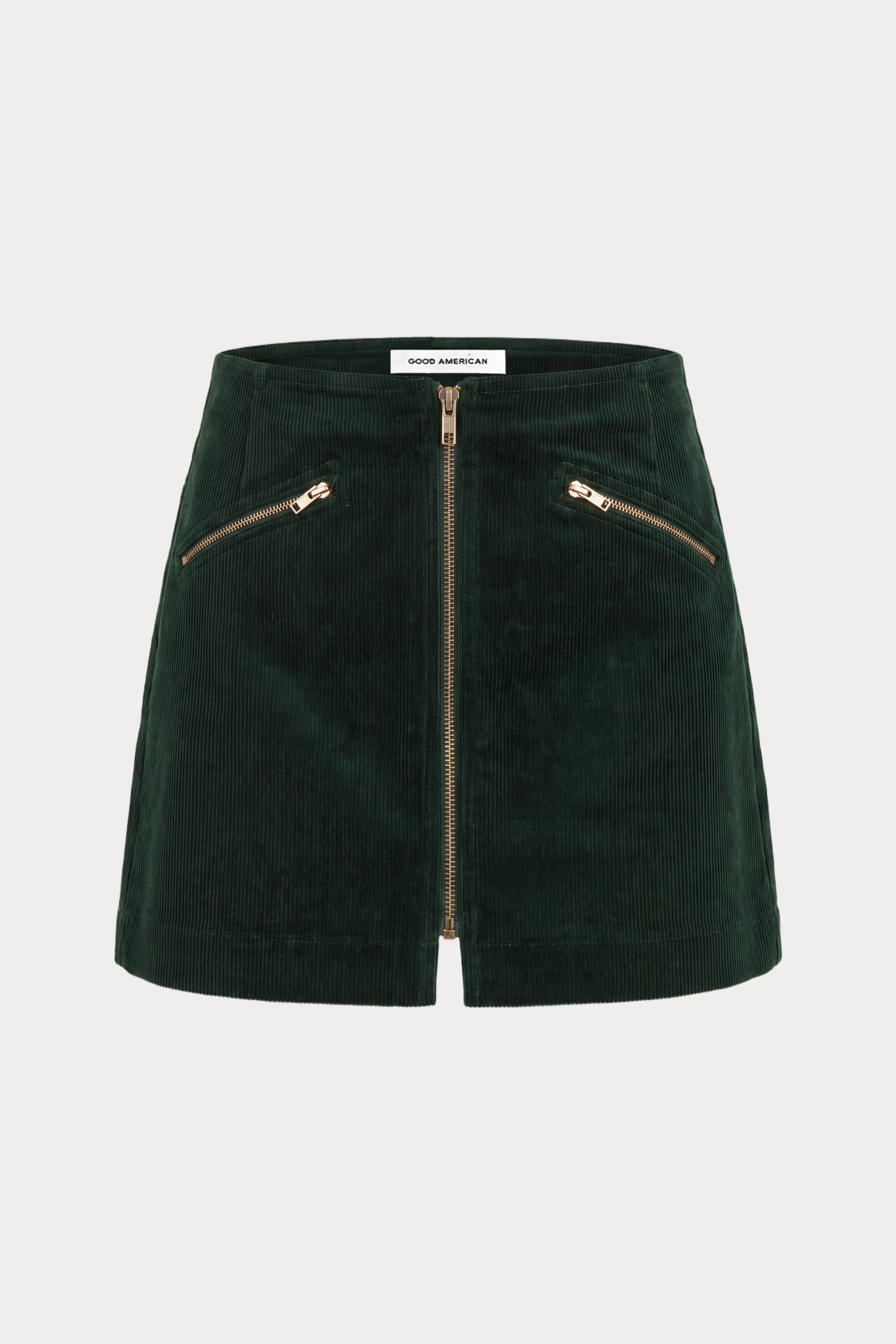 THE CORD MINI SKIRT | FOREST GREEN - Image 6