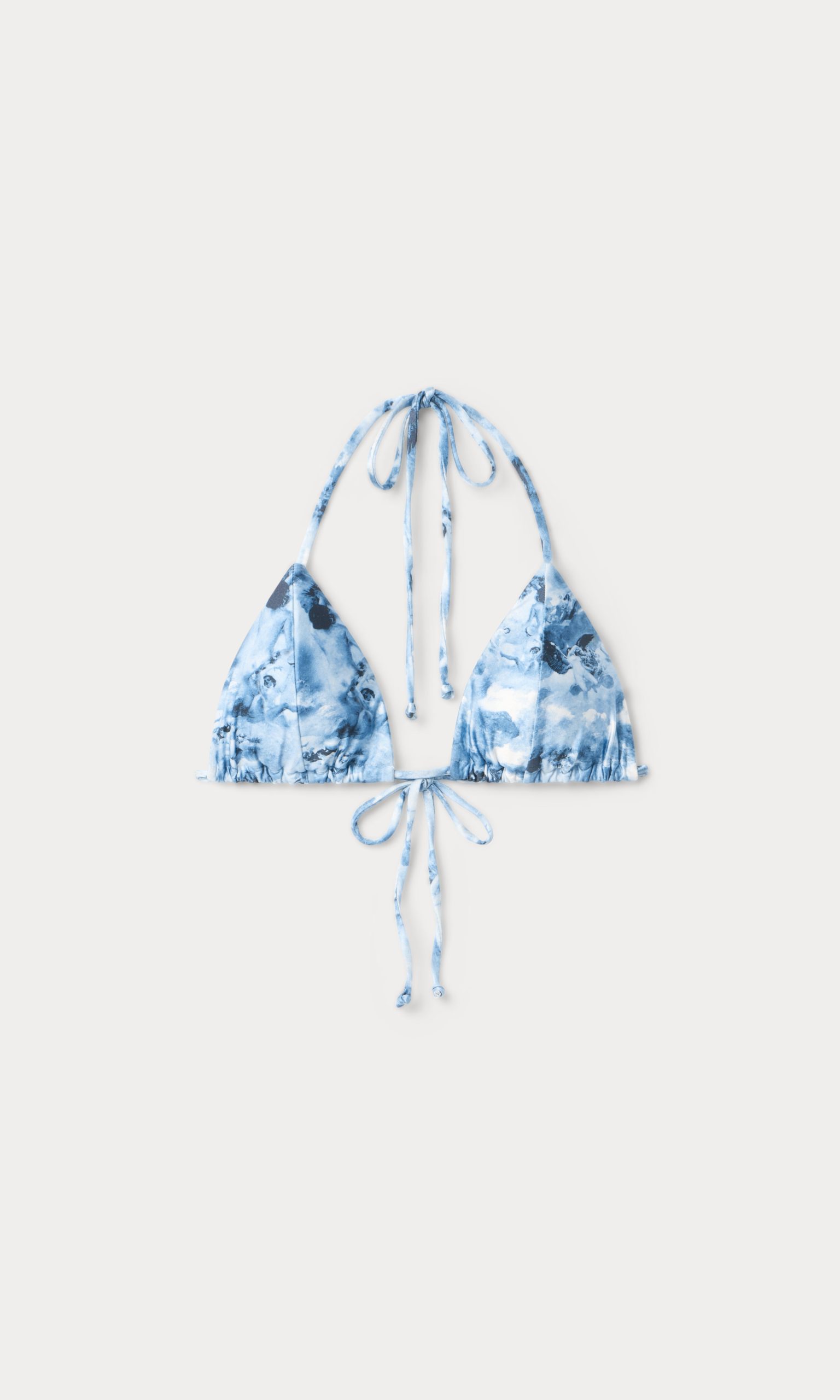 PRINT STRING BIKINI TOP | BLUE ANGEL PRINT - Image 6