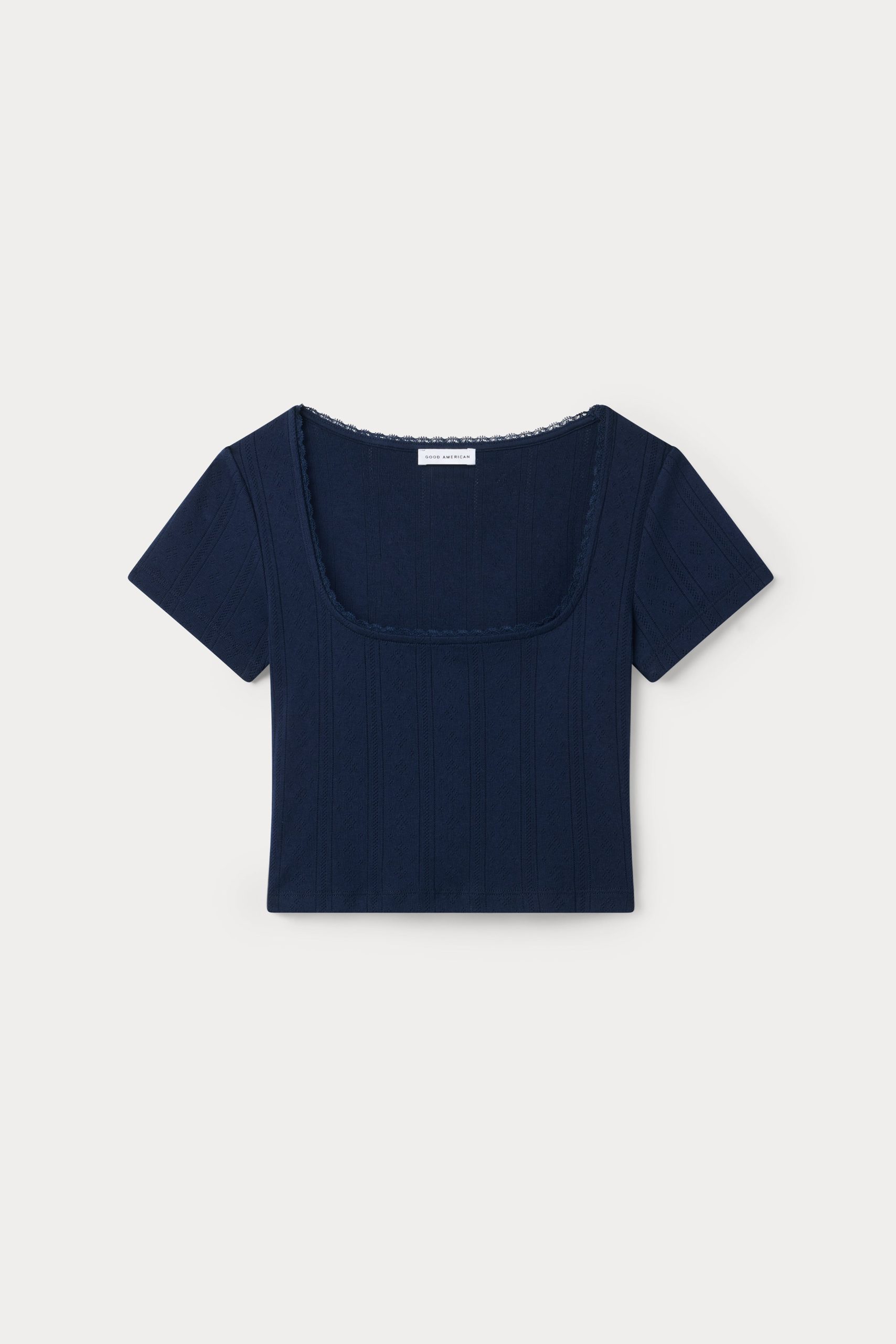 THE POINTELLE SQUARE NECK TOP | HORIZON INK - Image 6