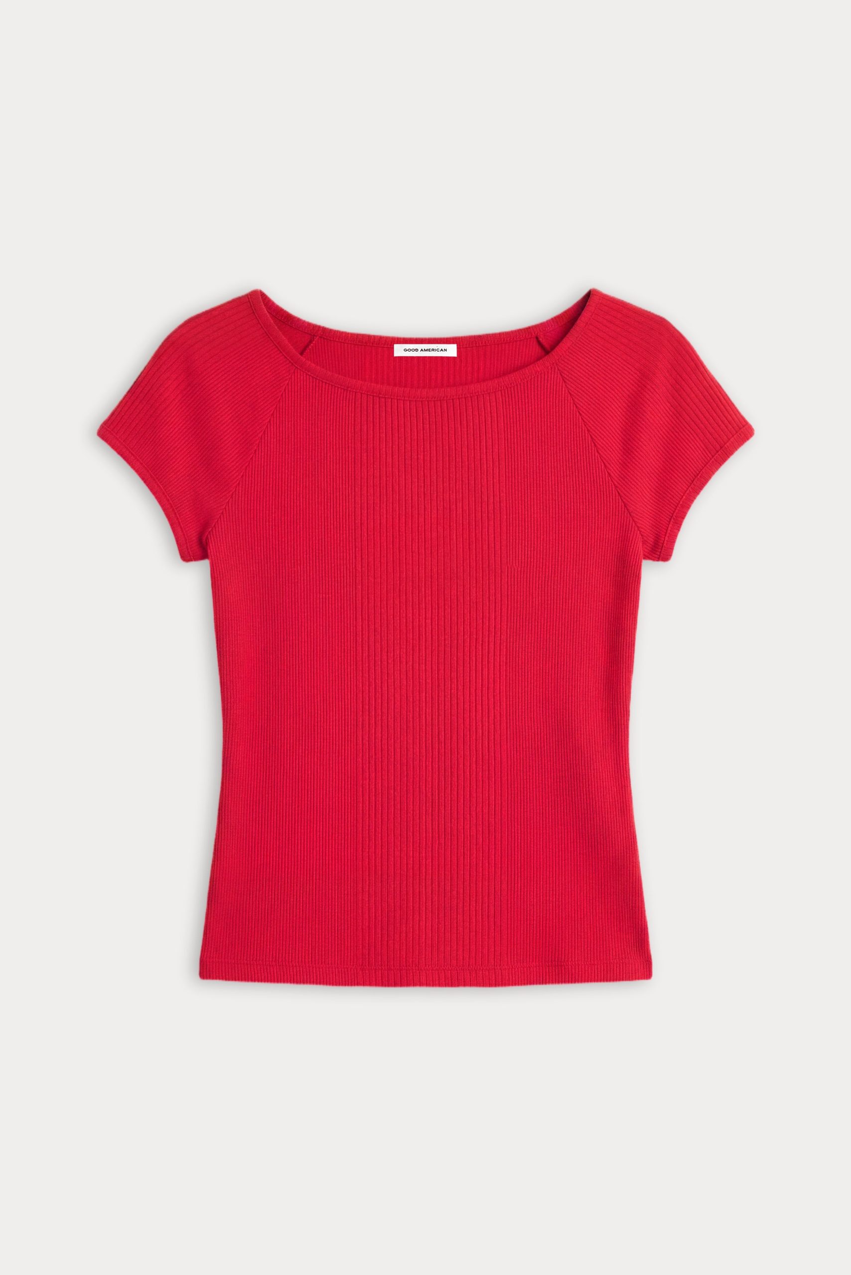 THE VARIEGATED RIB TOP | CRIMSON ROSE - Image 6