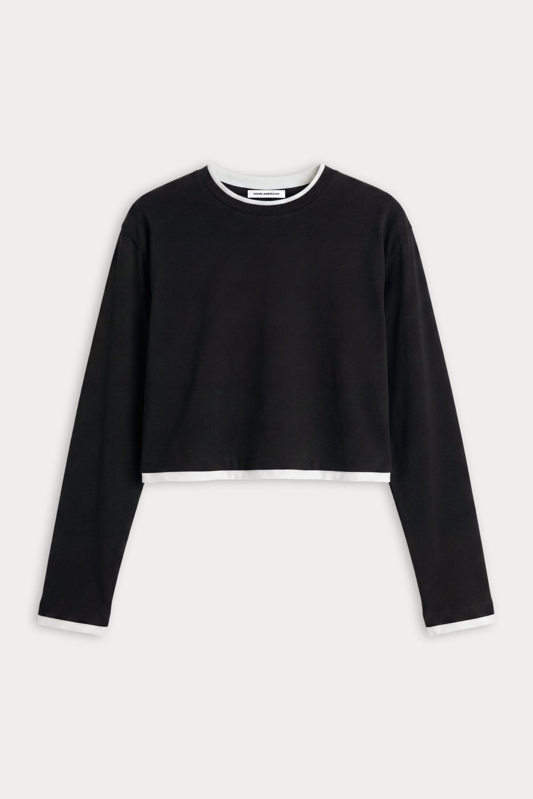 THE LONG SLEEVE LAYERED TEE | BLACK