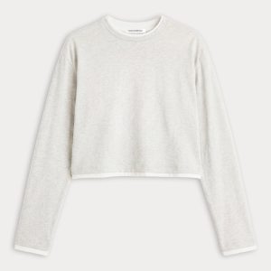 THE LONG SLEEVE LAYERED TEE | VINTAGE GREY