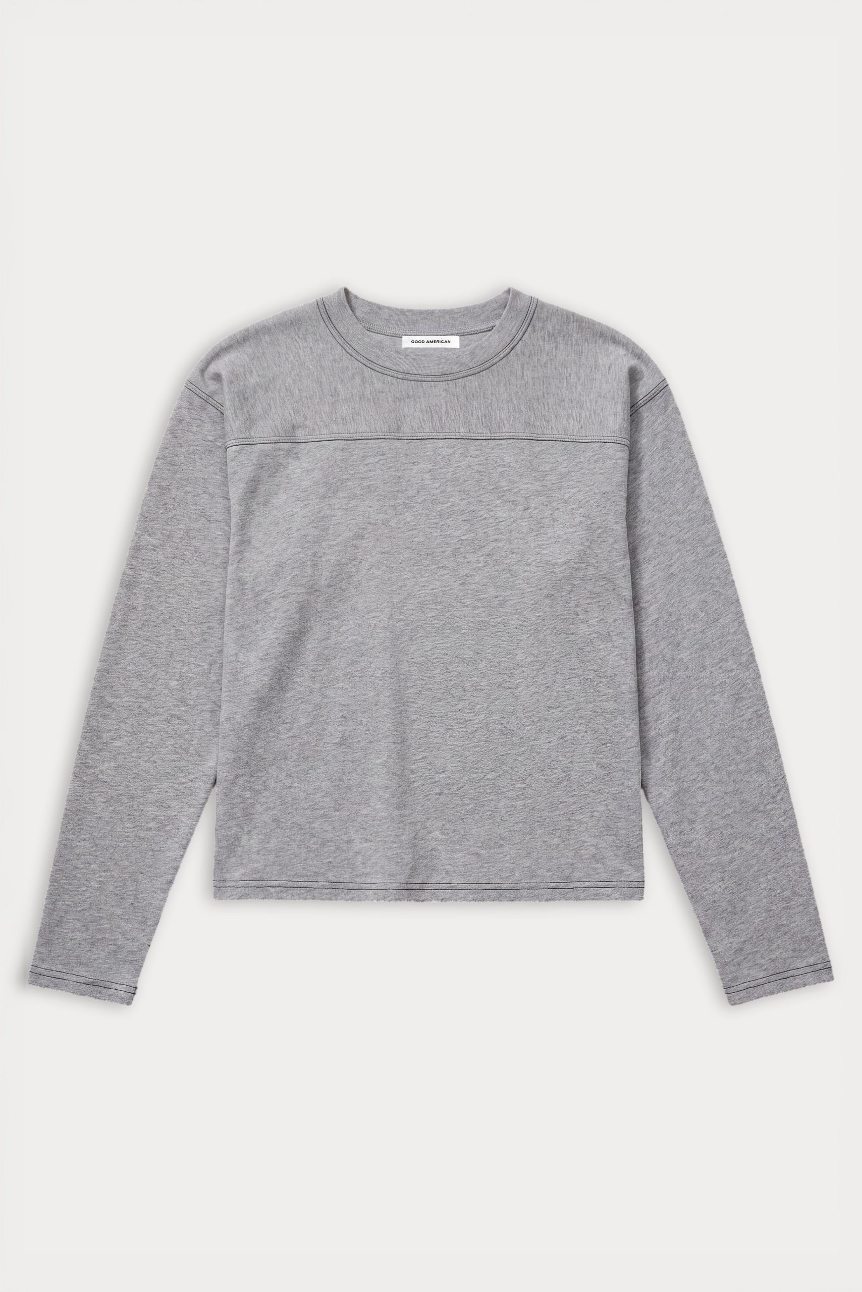 THE LONG SLEEVE GYM TEE | GREY MELANGE