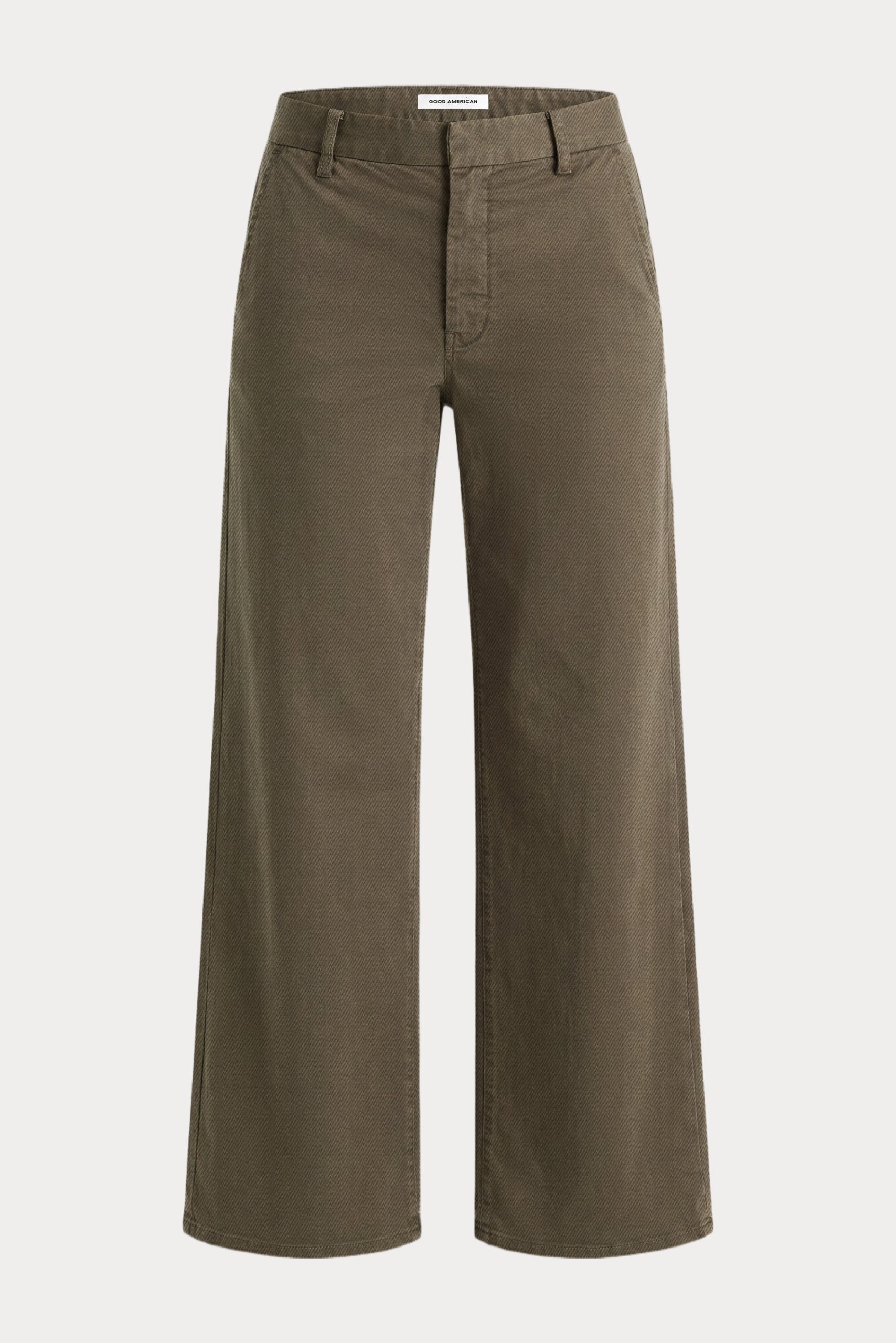 LOW SLUNG BAGGY TROUSER | WASHED FATIGUE GREEN - Image 7