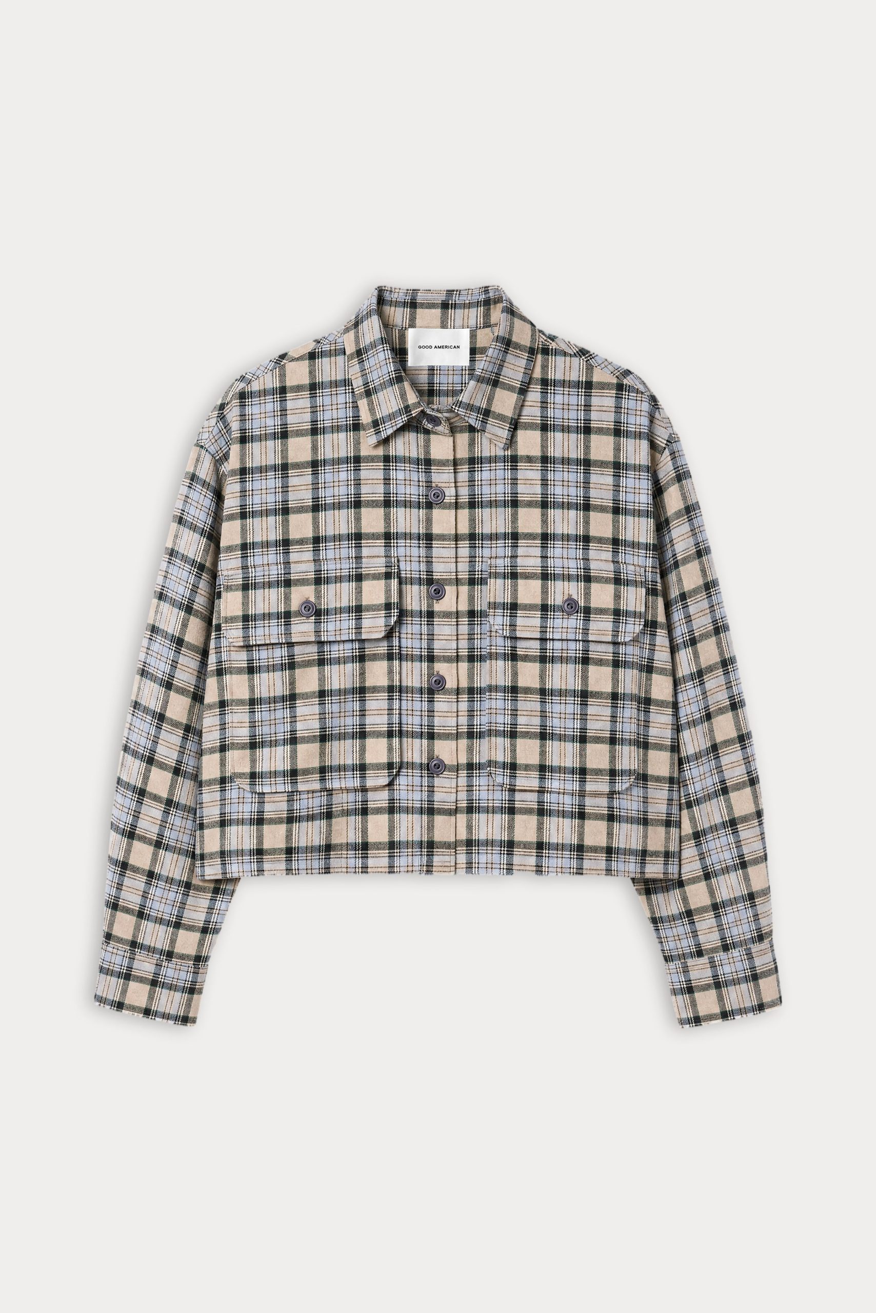 THE PATCH POCKET SHIRT | TAN PLAID - Image 6