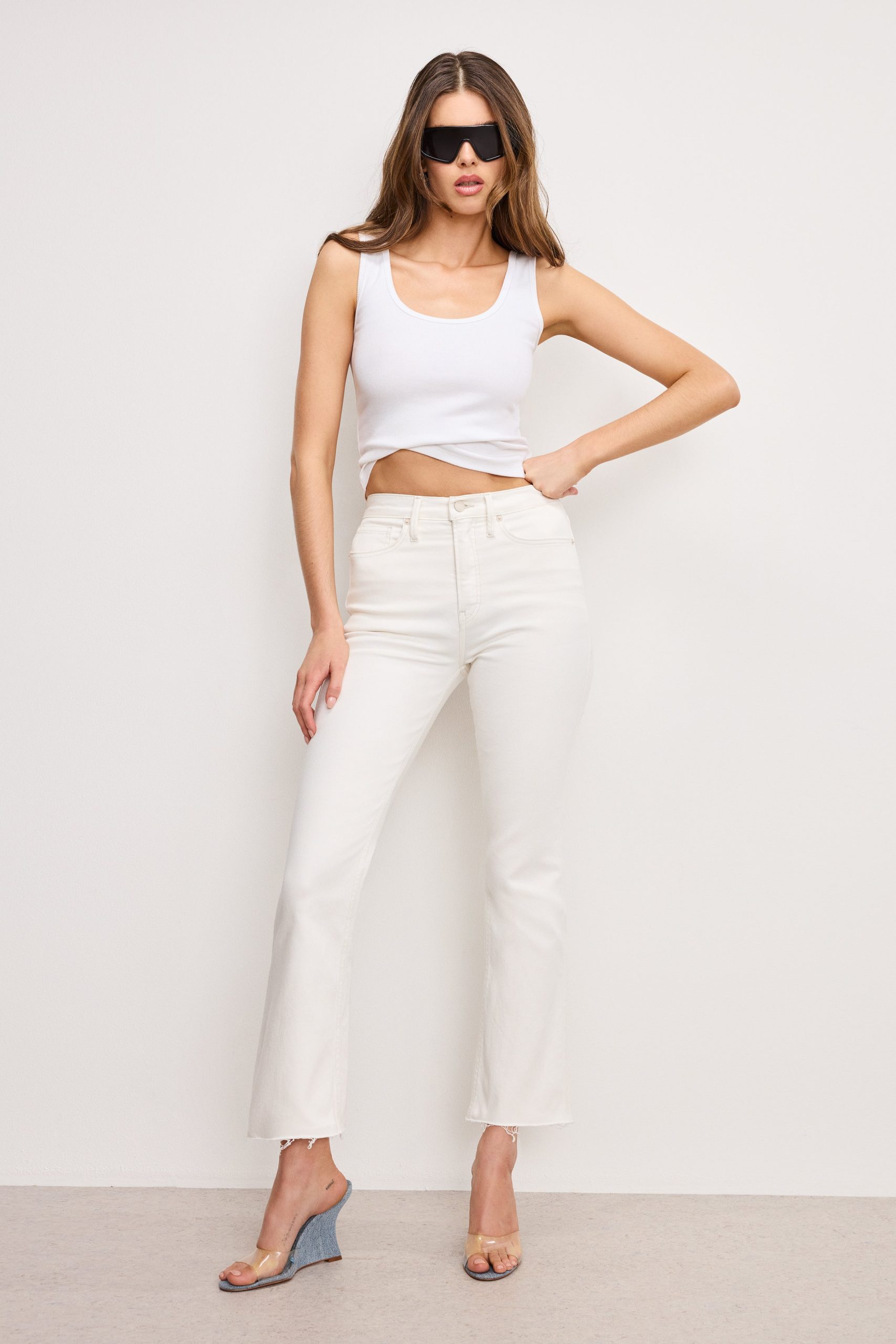 GOOD KICK FLARE JEANS | CLOUD WHITE - Image 3