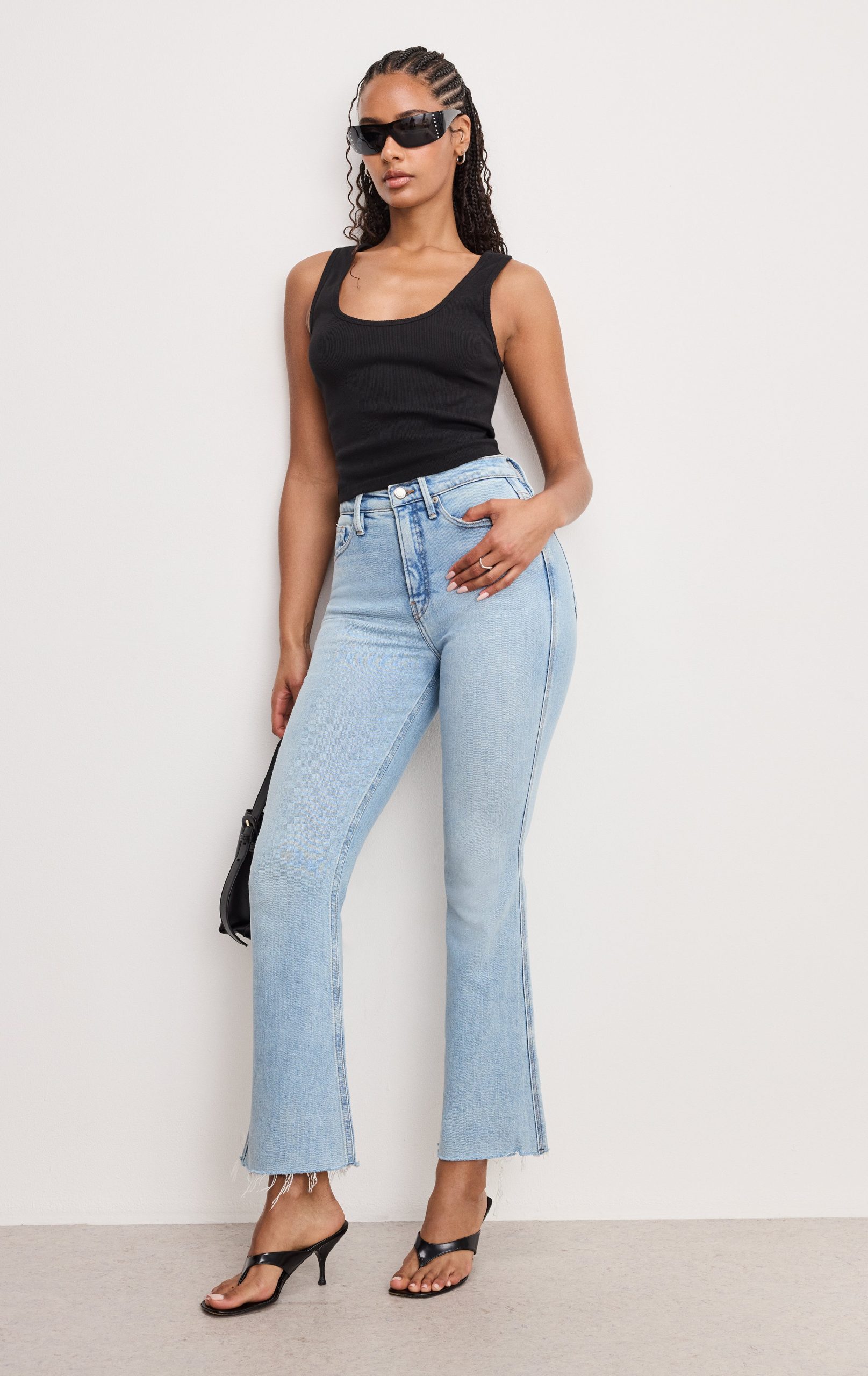 GOOD KICK FLARE JEANS | INDIGO954
