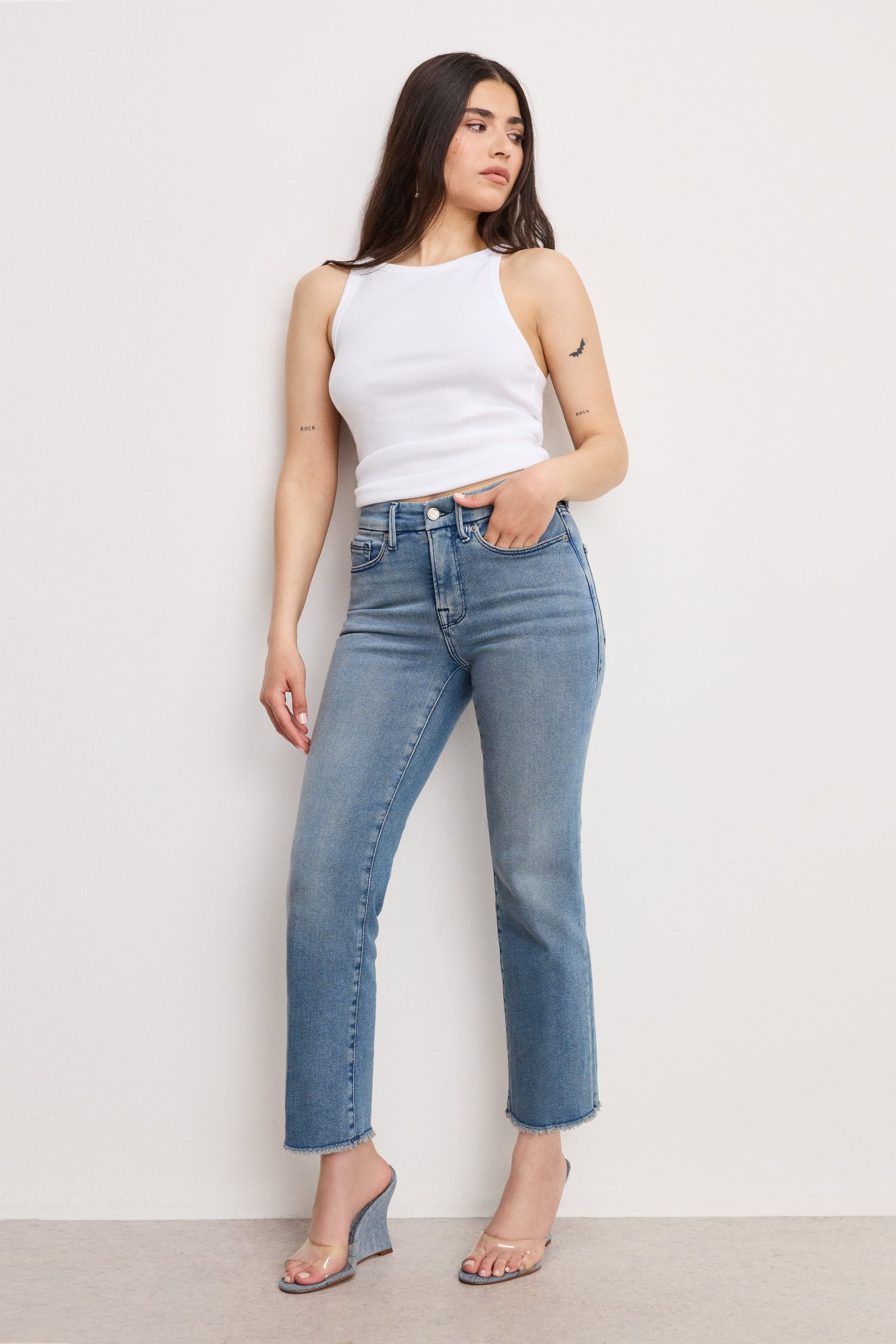 GOOD PETITE STRAIGHT JEANS | BLUE449