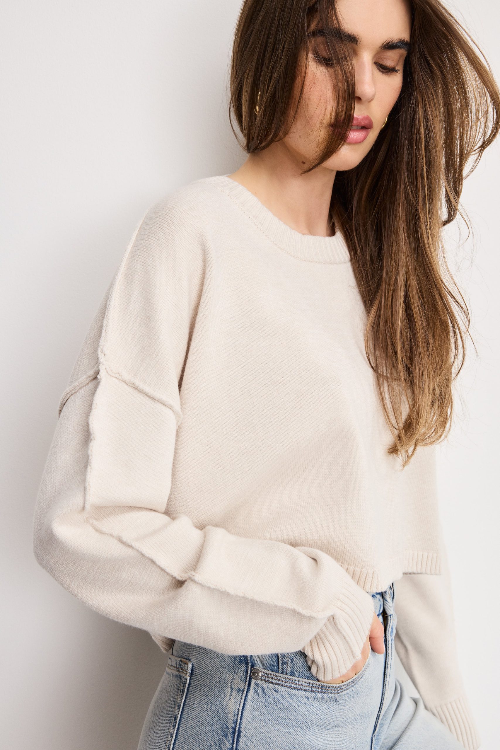 COZY KNIT CREW NECK | VANILLA001 - Image 3