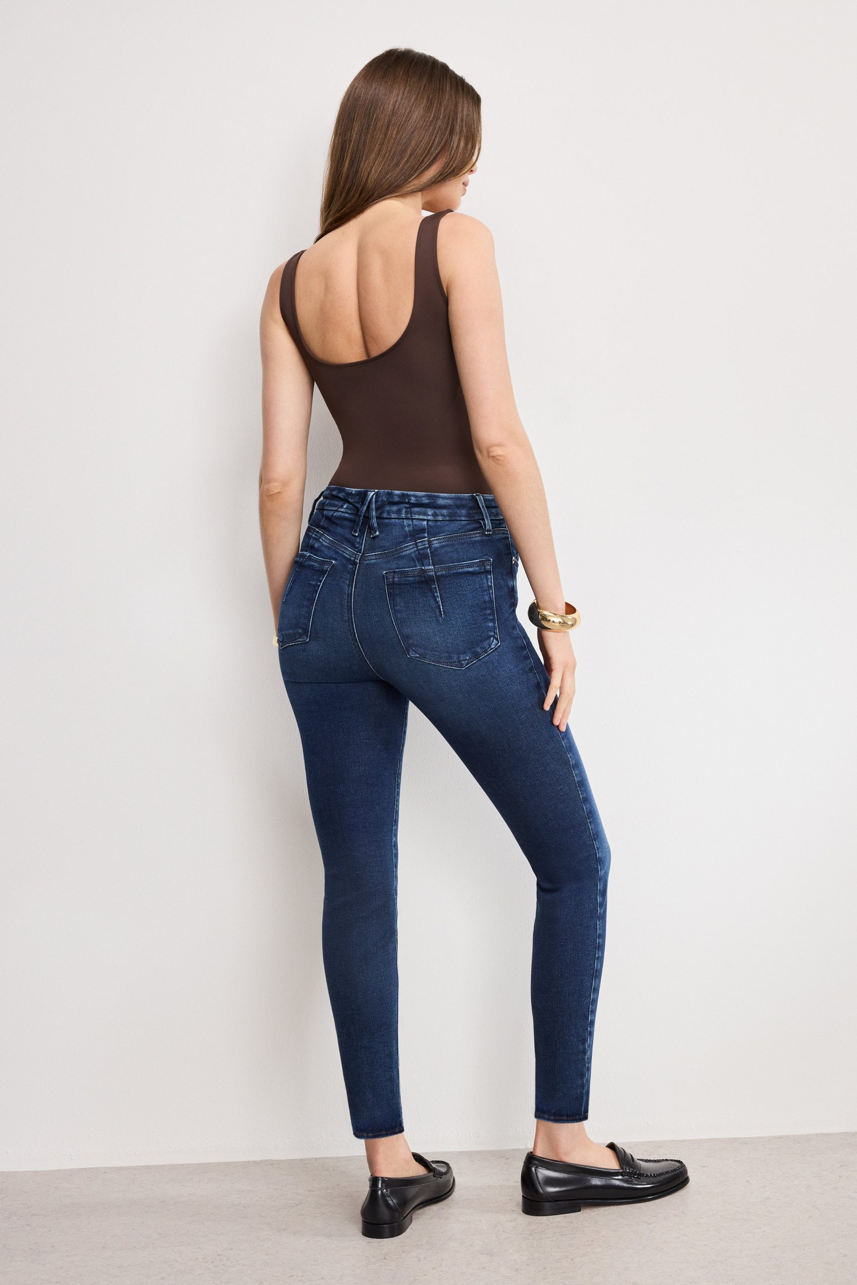 SOFT TECH GOOD LEGS SKINNY JEANS | INDIGO1068 - Image 3