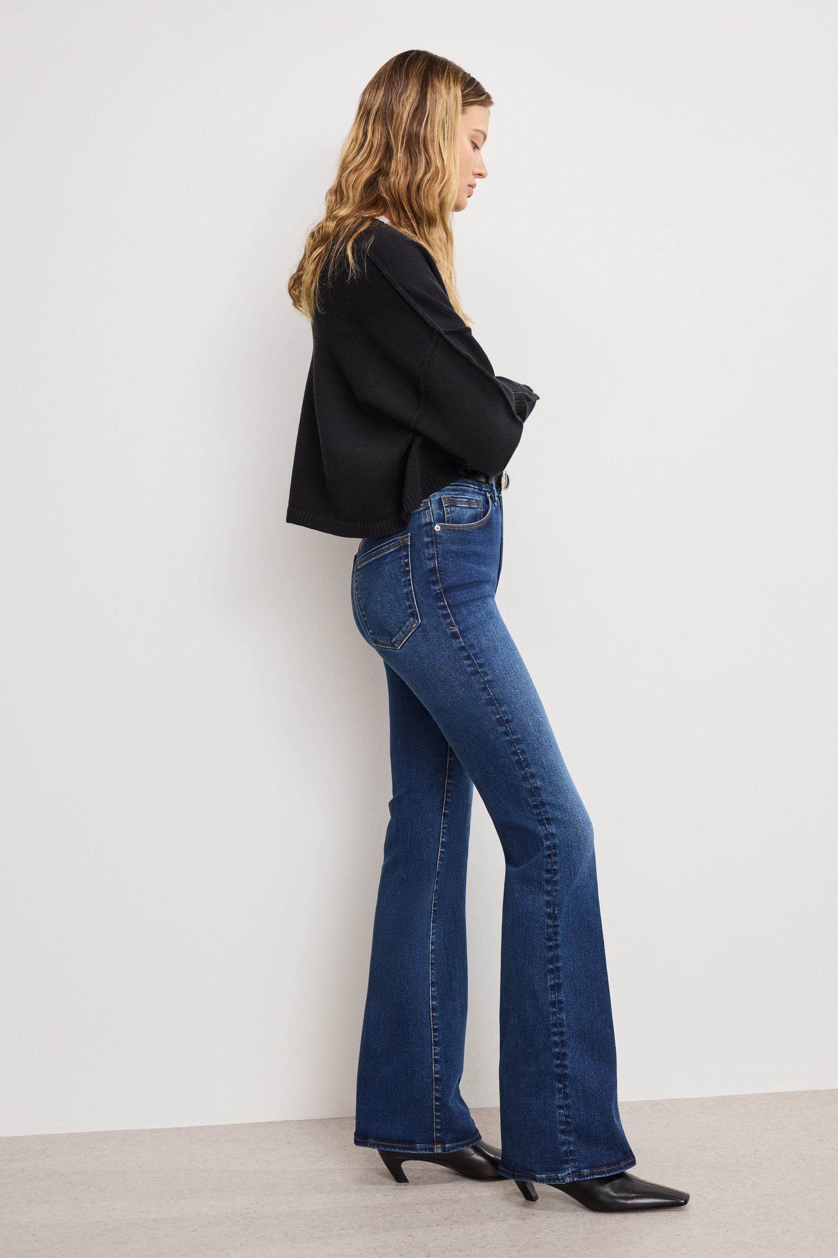ALWAYS FITS GOOD CLASSIC BOOTCUT JEANS LONG | INDIGO446 - Image 2