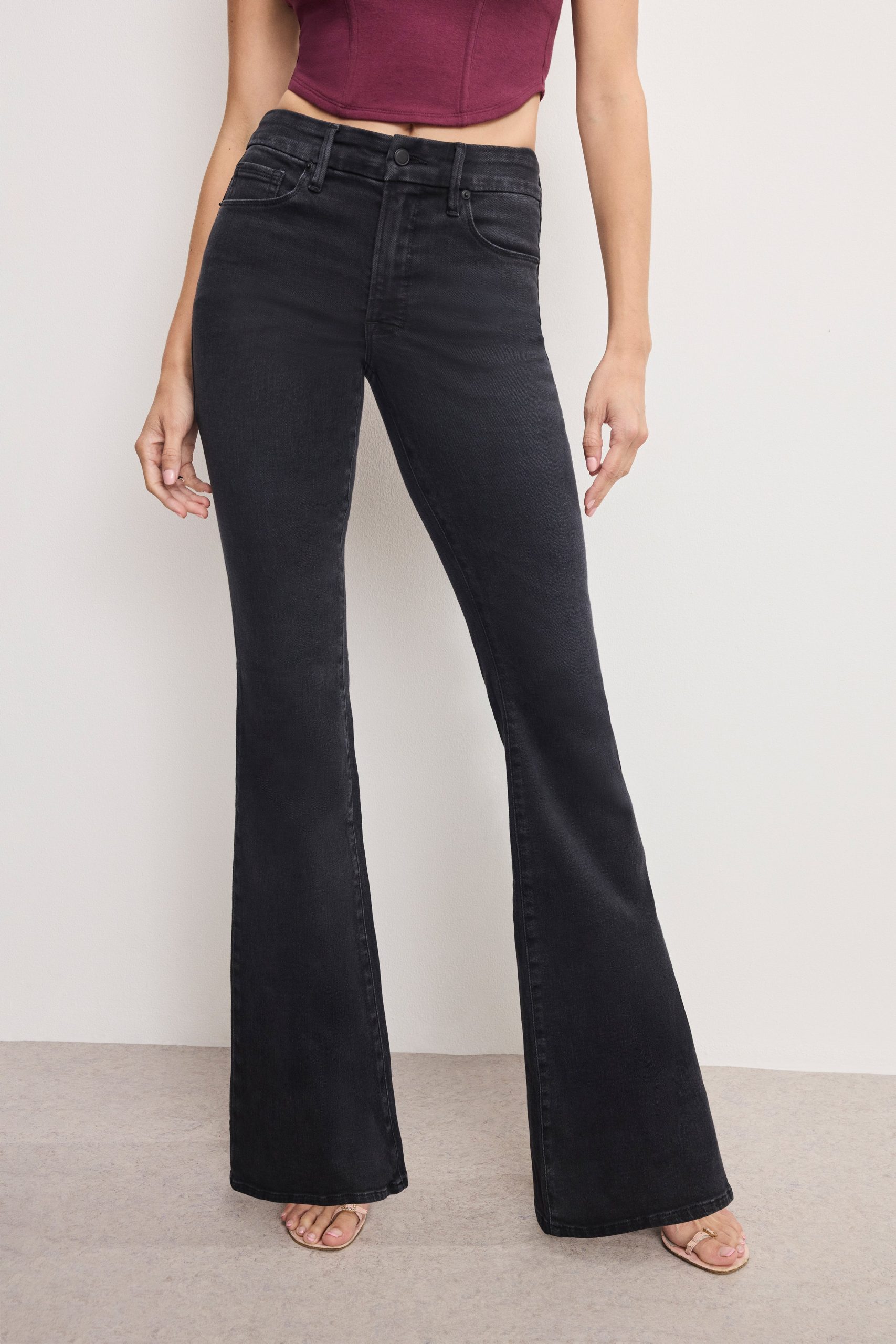 DOLLY JOLEANS FLARE JEANS | BLACK391 - Image 2