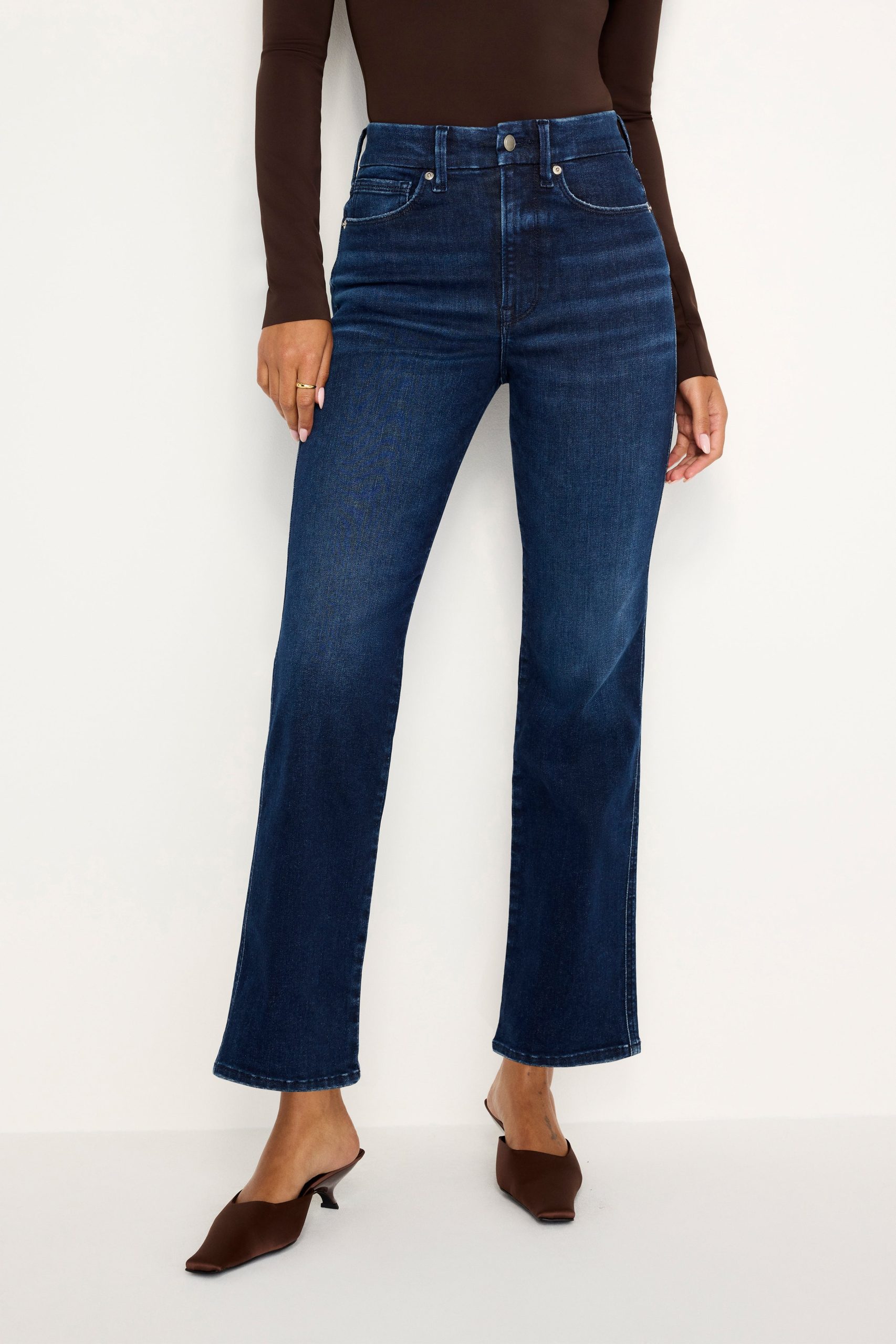ALWAYS FITS GOOD CURVE STRAIGHT JEANS | INDIGO707 - Image 4
