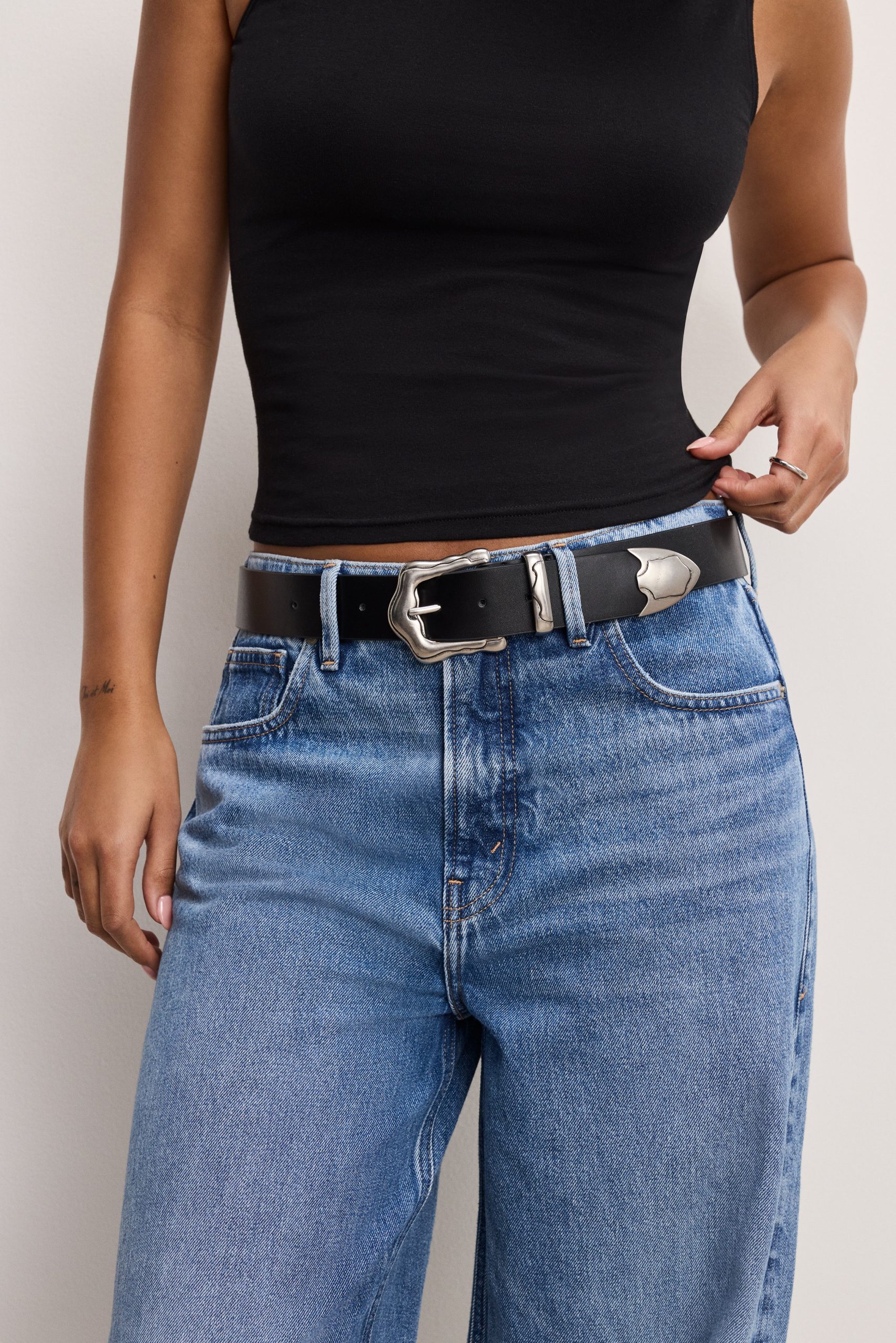CLASSIC WESTERN BELT | BLACK001 - Image 2