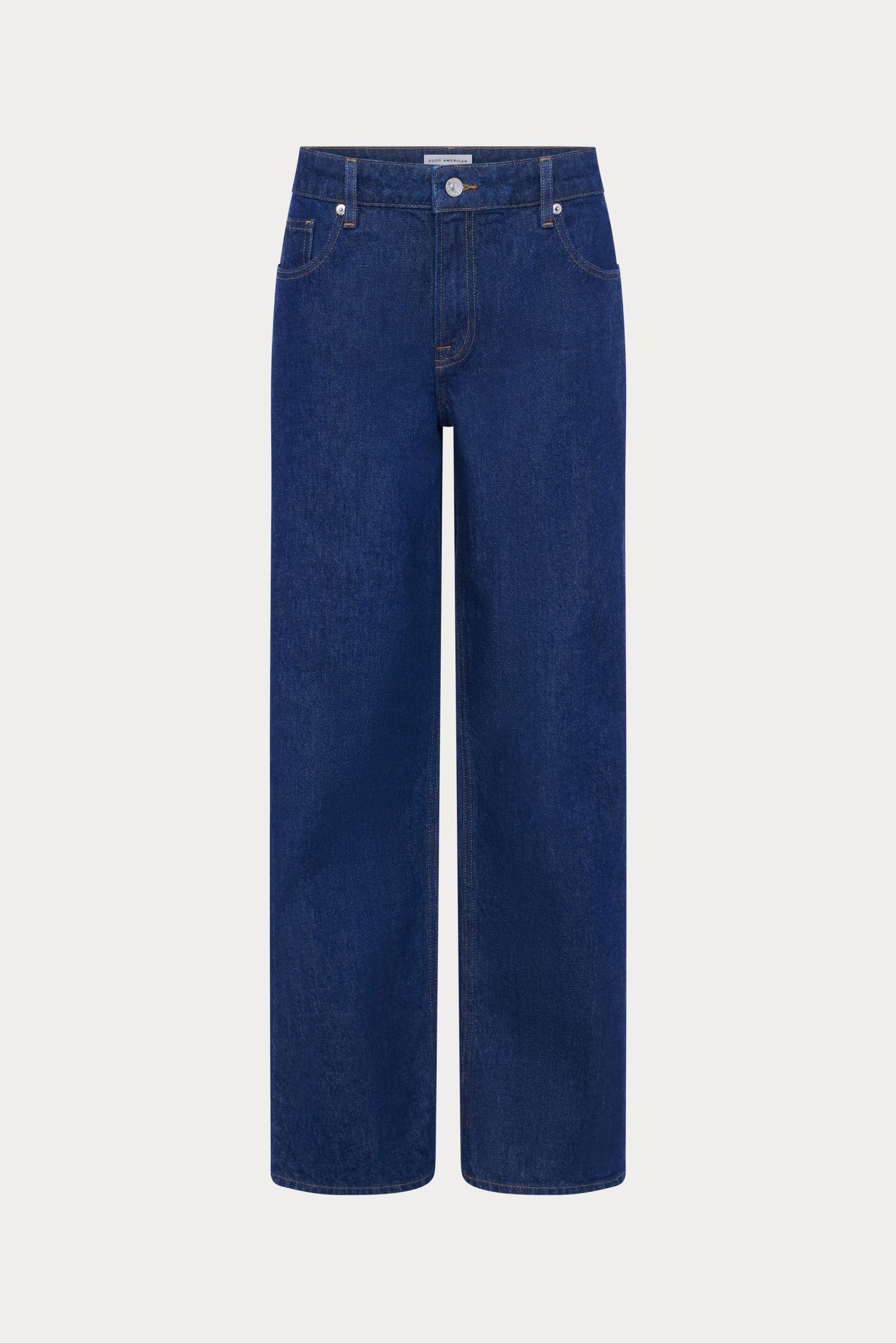 LOW RELAXED STRAIGHT JEANS | RINSE - Image 7