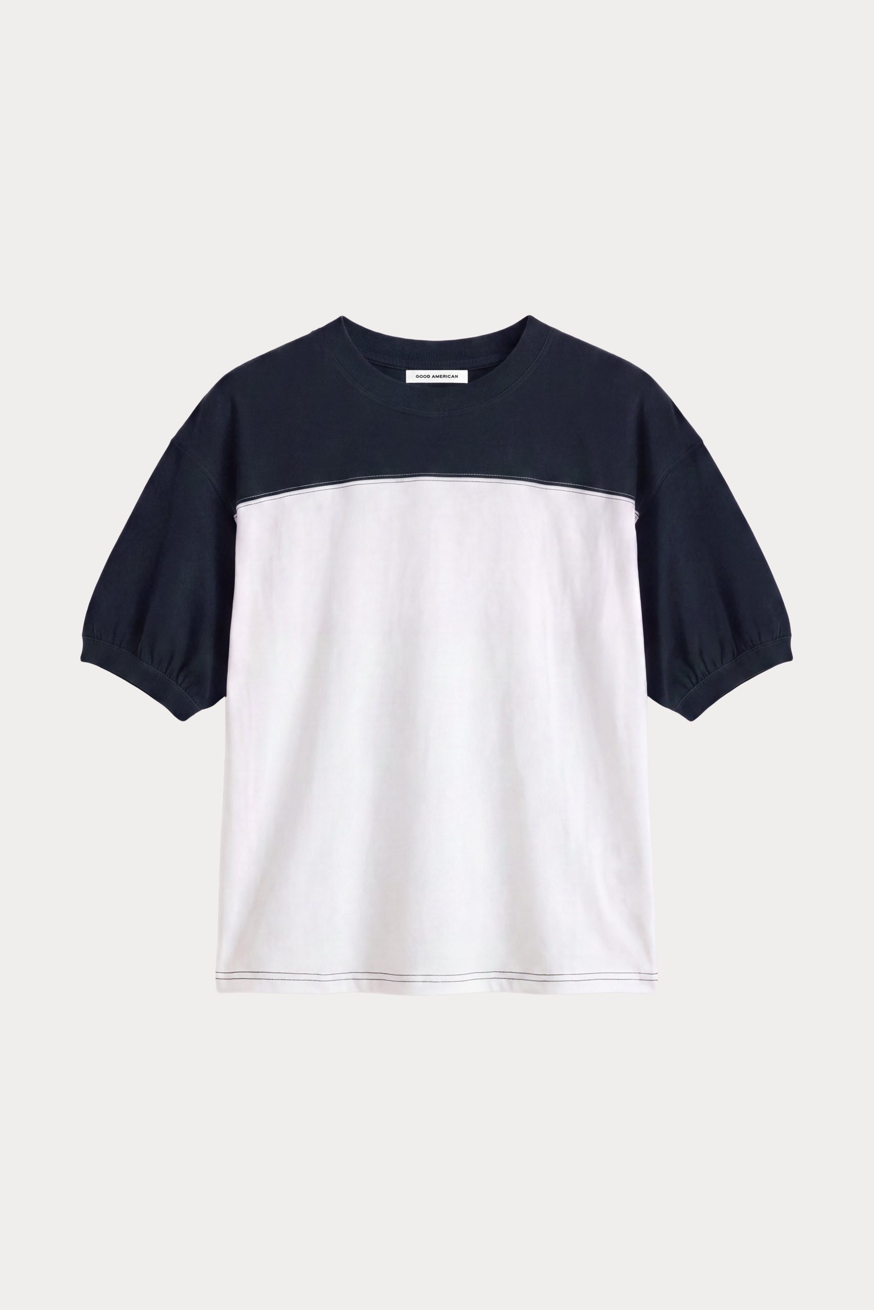 THE COLORBLOCK GYM TEE | NAVY WITH CHALK
